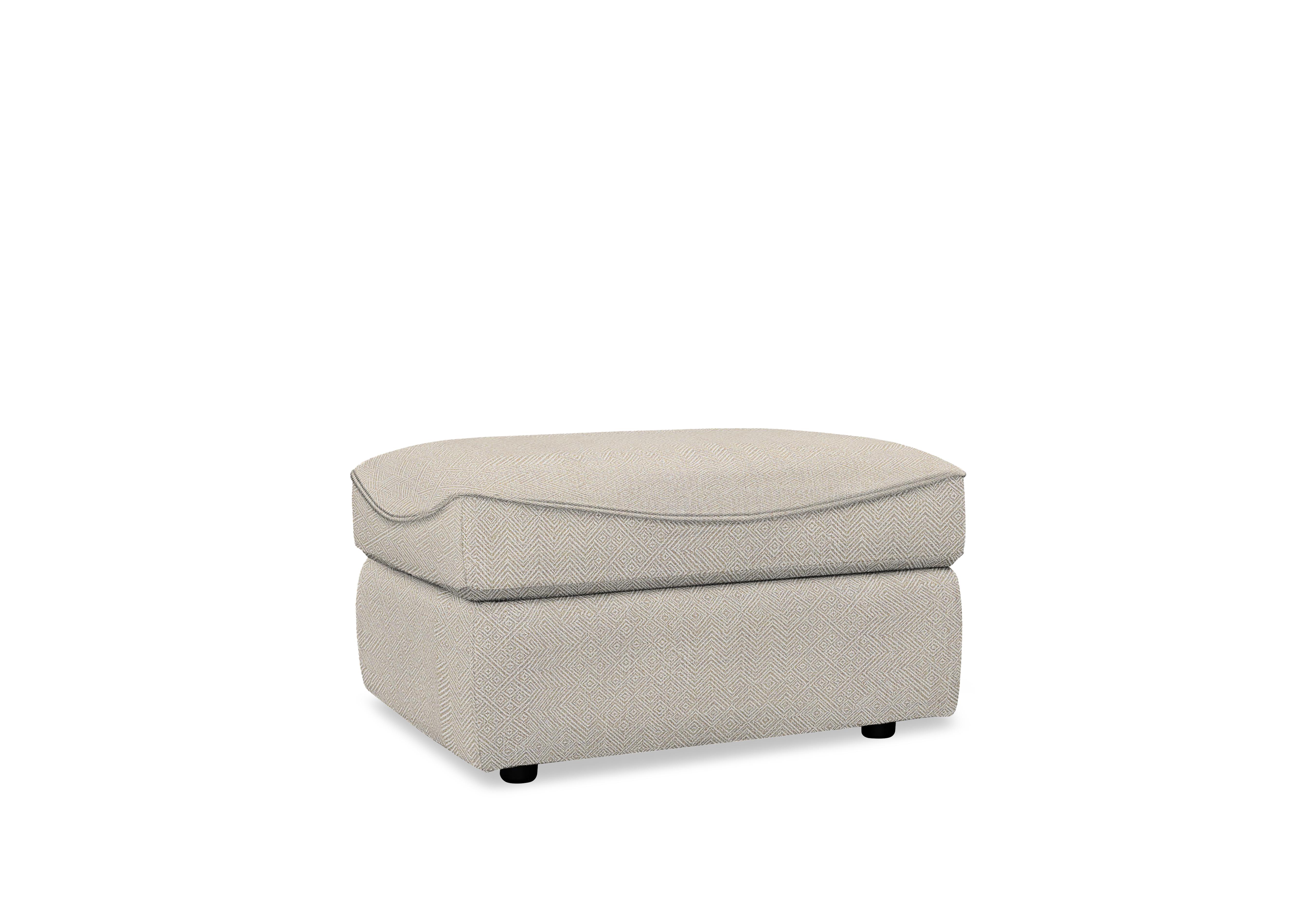 Amesbury Fabric Storage Footstool in B011 Nebular Blush on Furniture Village