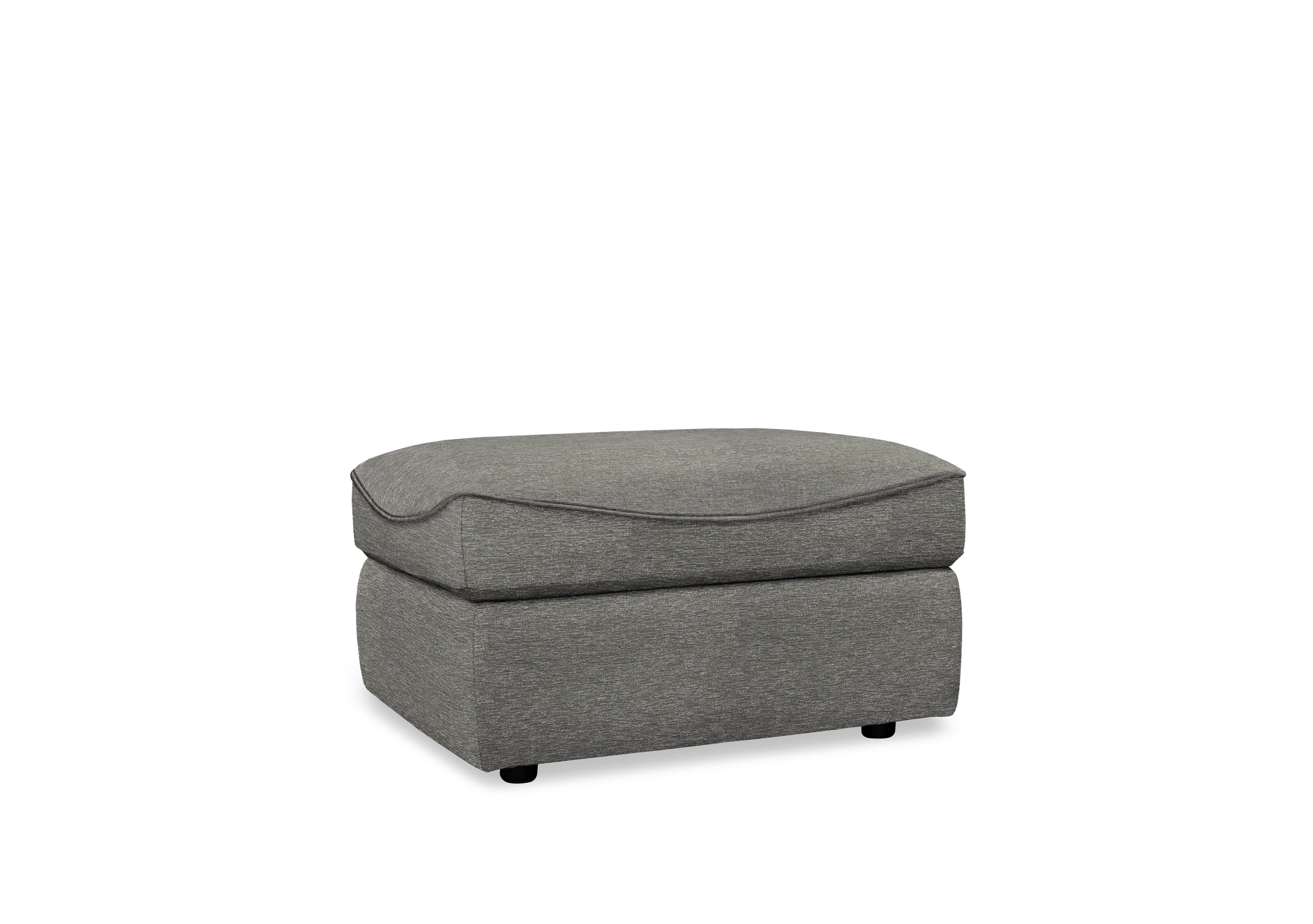 Amesbury Fabric Storage Footstool in B080 Mirage Slate on Furniture Village