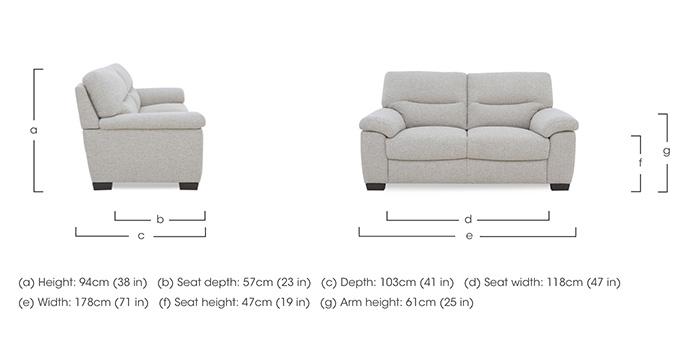 Hetty 2 Seater Fabric Sofa in  on Furniture Village