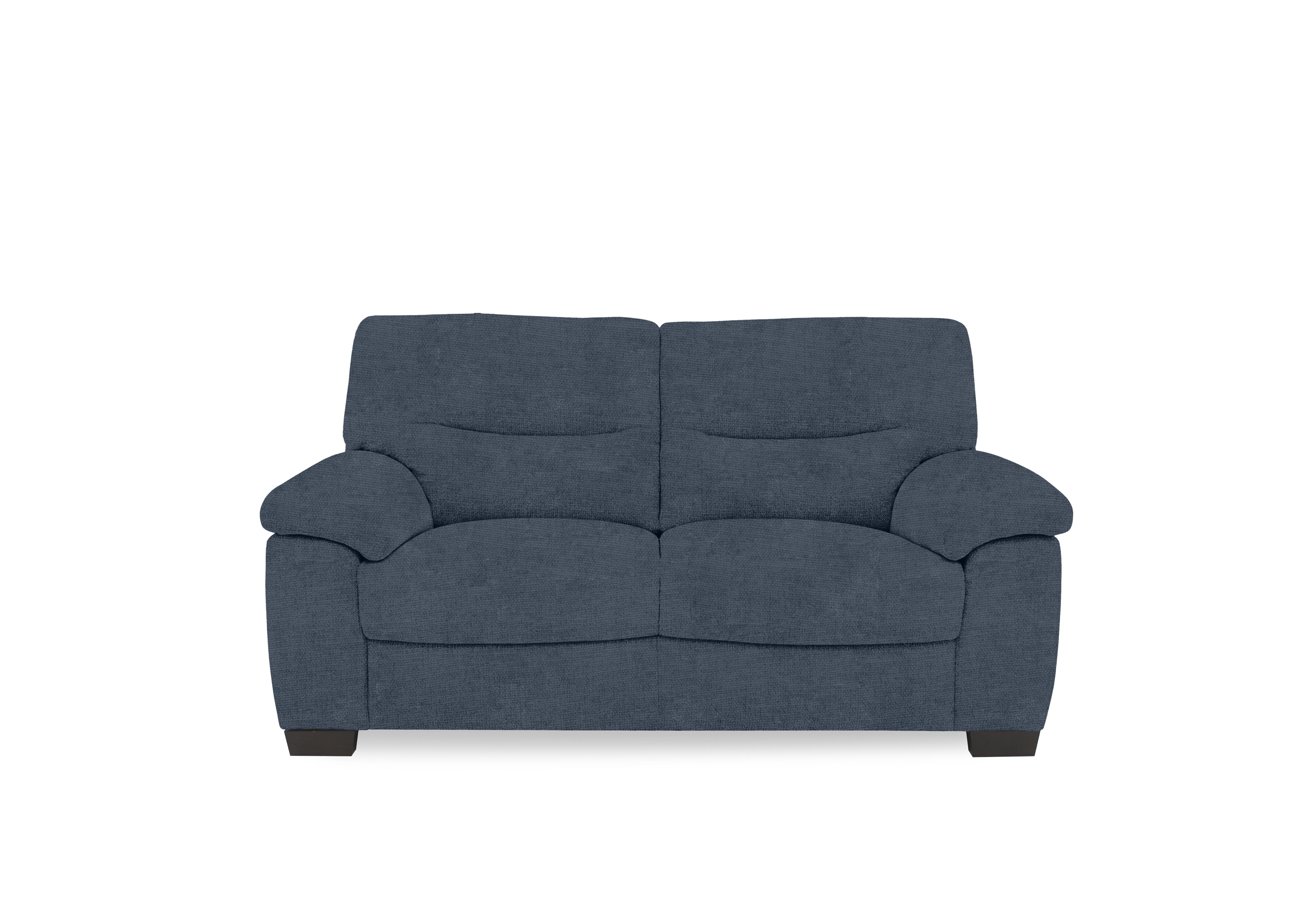 Hetty 2 Seater Fabric Sofa in Fab-Coe-R303 Silverish Blue on Furniture Village