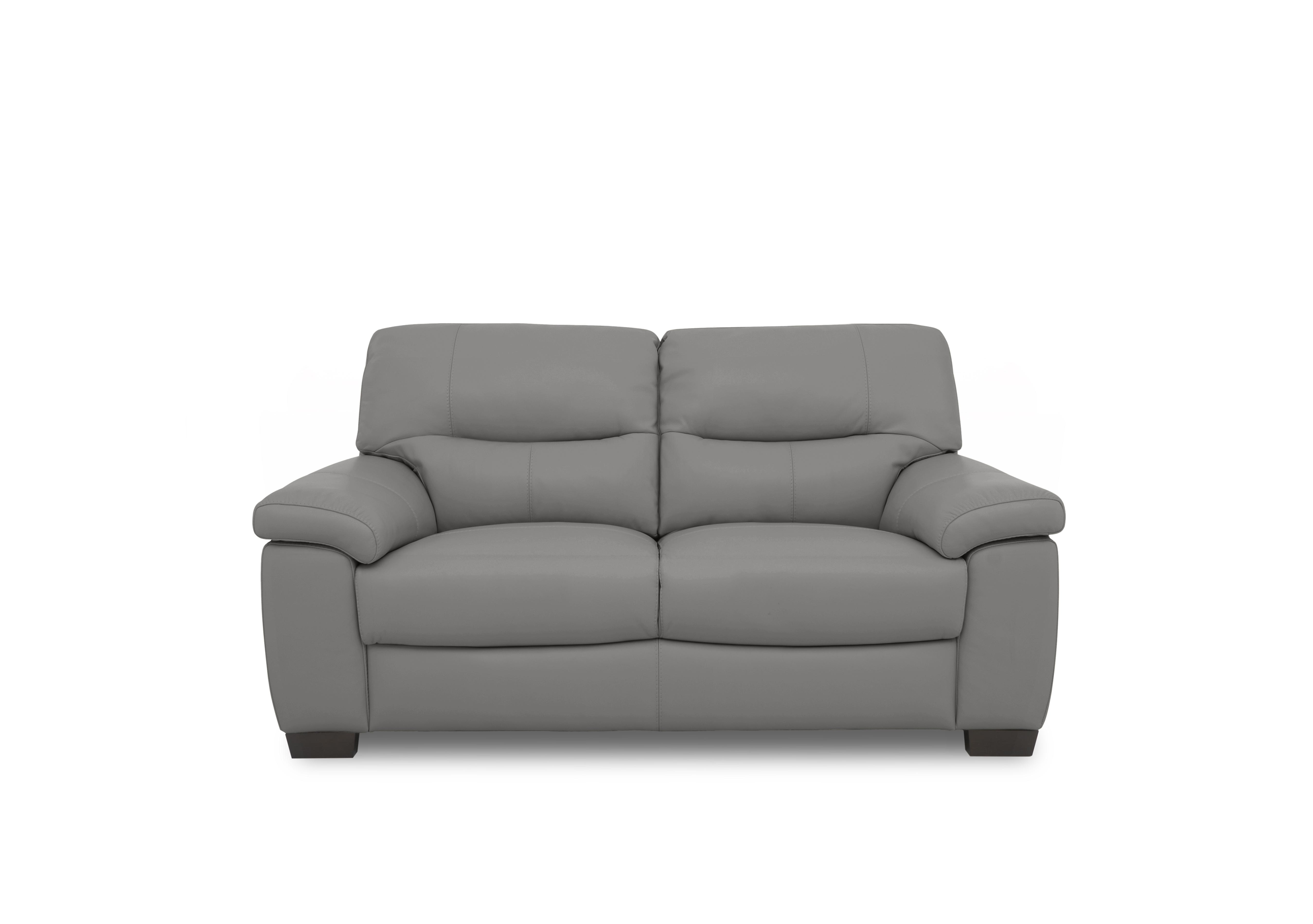 Hetty 2 Seater Leather Sofa in Nc-435e Sleet on Furniture Village