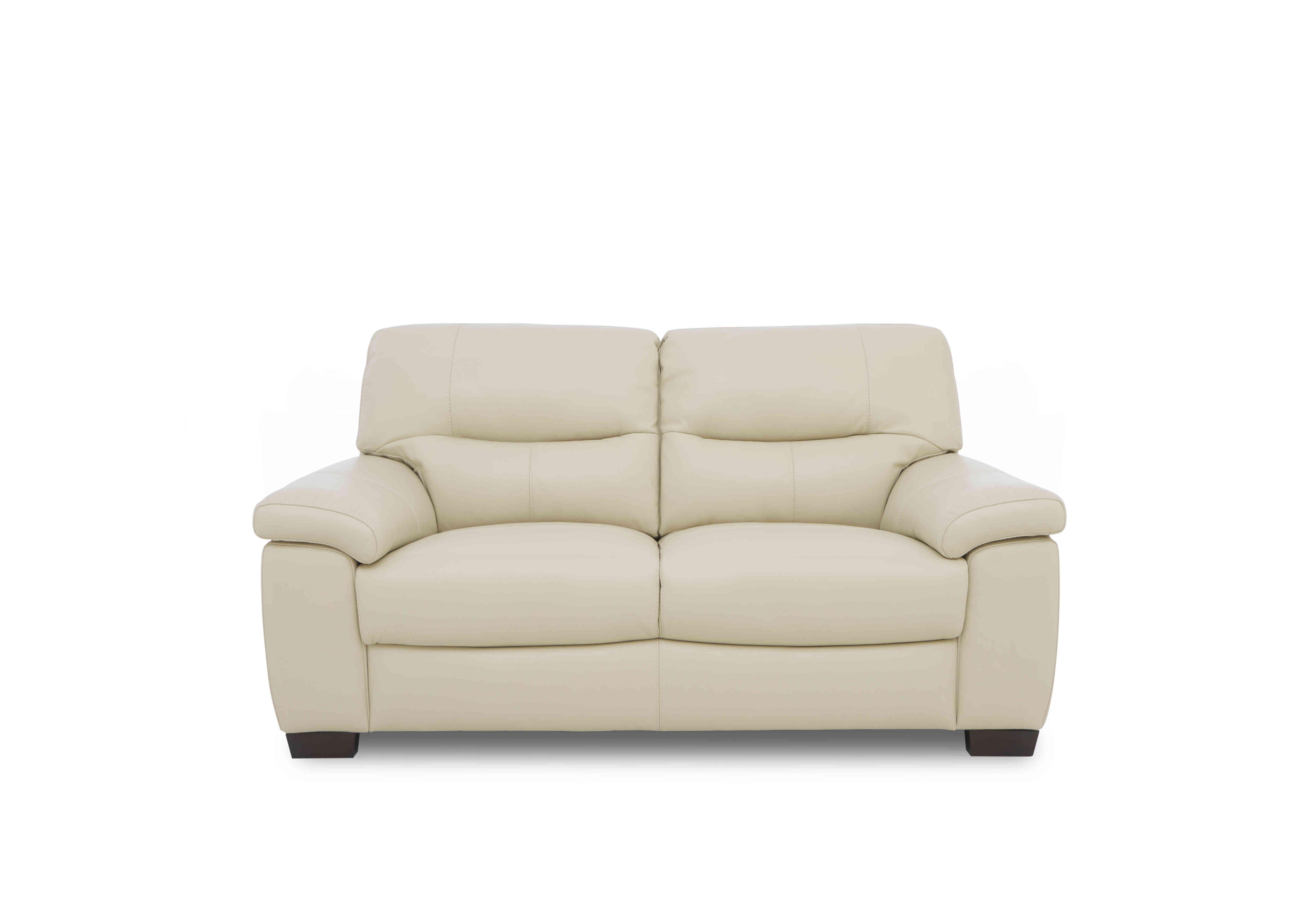 Hetty 2 Seater Leather Sofa in Nc-862c Bisque on Furniture Village