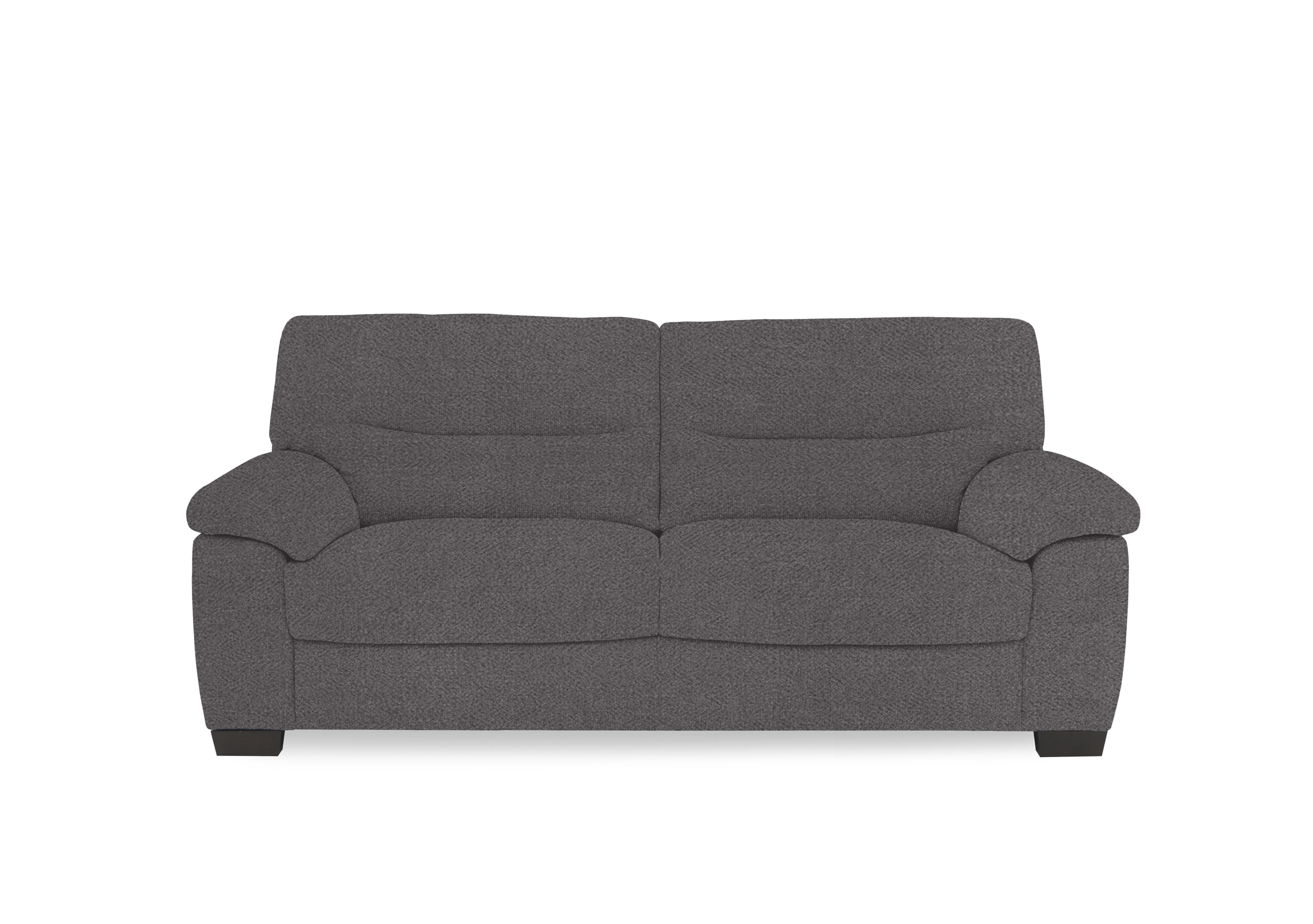 Hetty 3 Seater Fabric Sofa in Fab-Meo-R25 Iron Grey on Furniture Village
