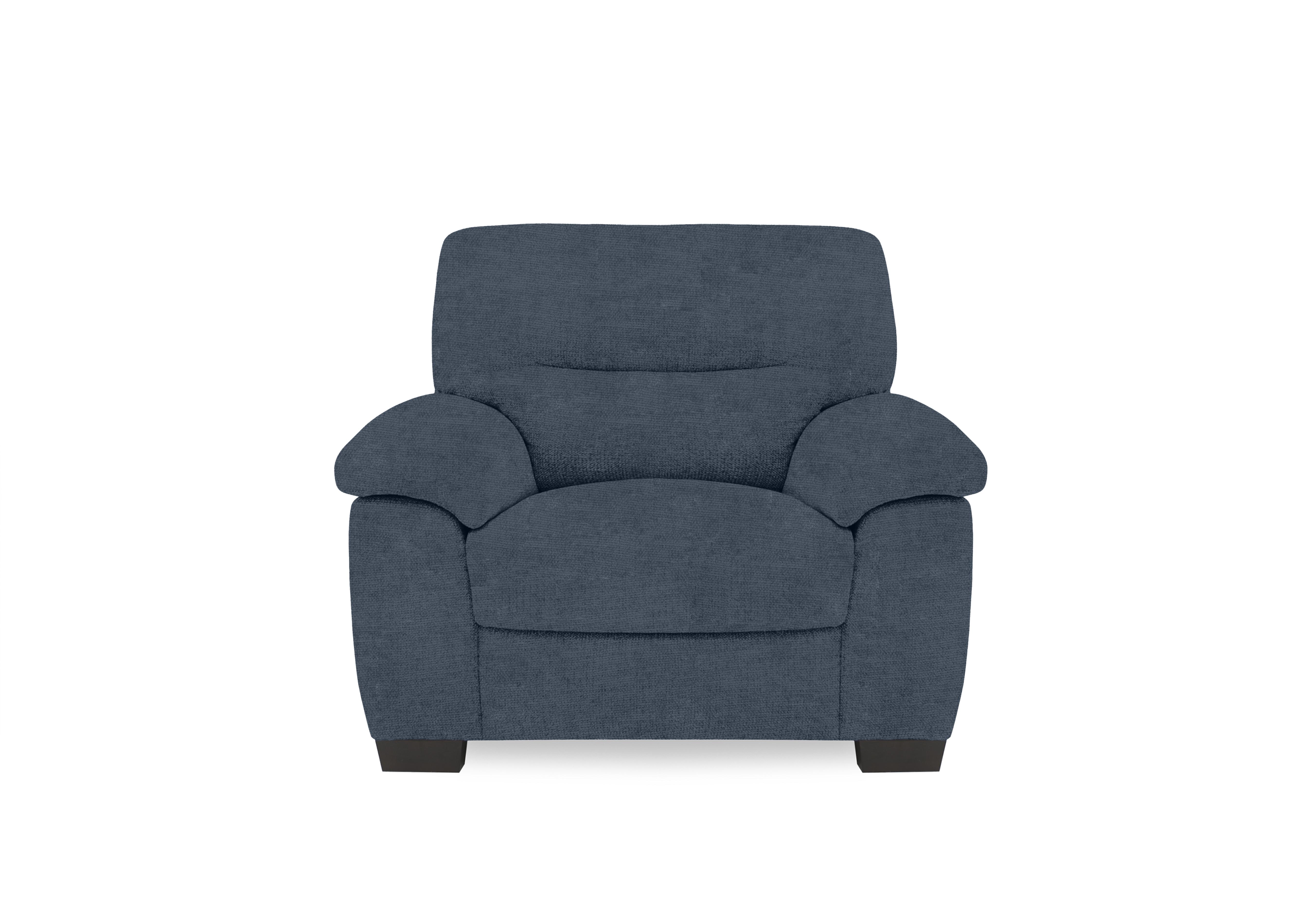 Hetty Fabric Chair in Fab-Coe-R303 Silverish Blue on Furniture Village