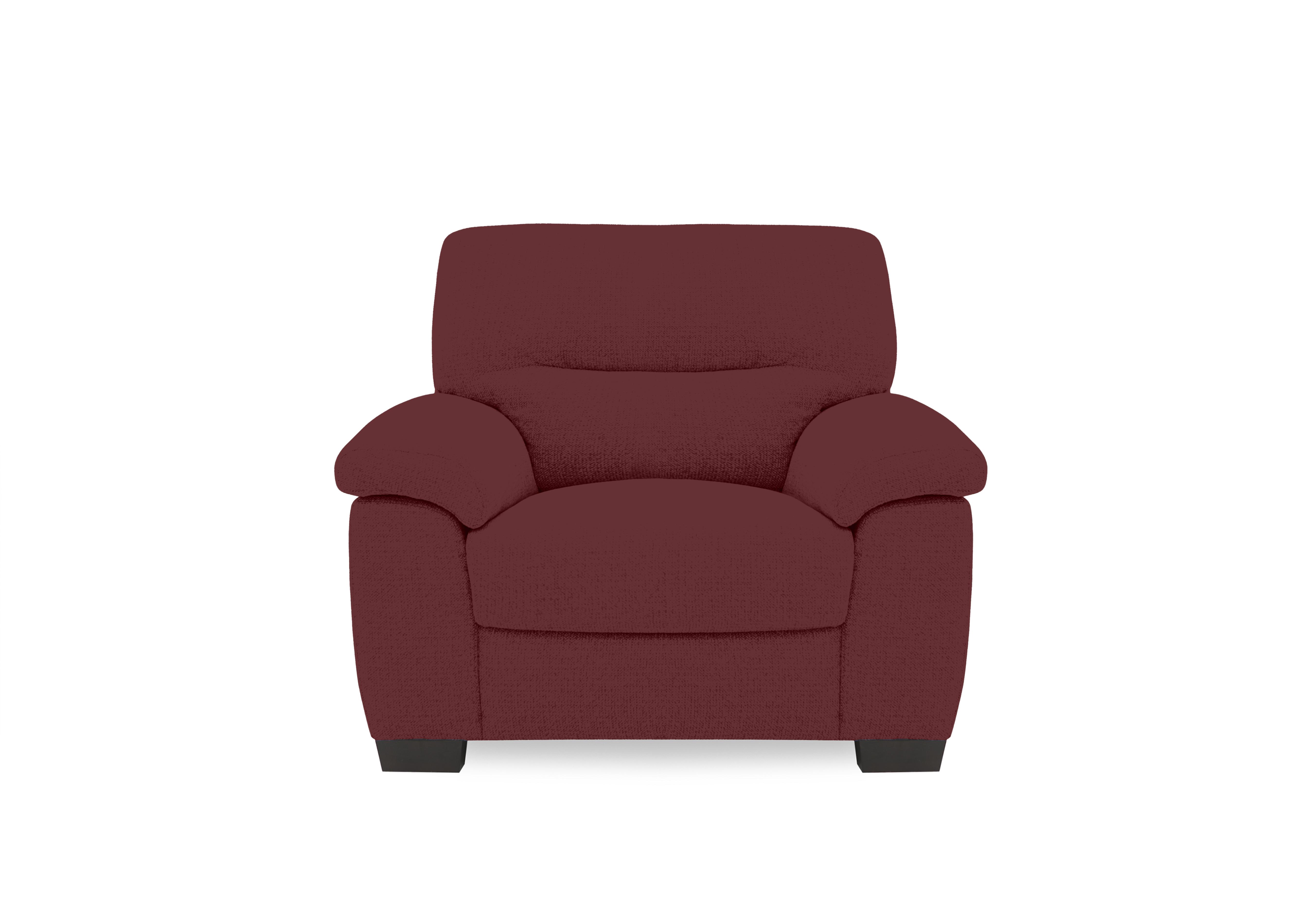 Hetty Fabric Chair in Fab-Meg-R65 Burgundy on Furniture Village