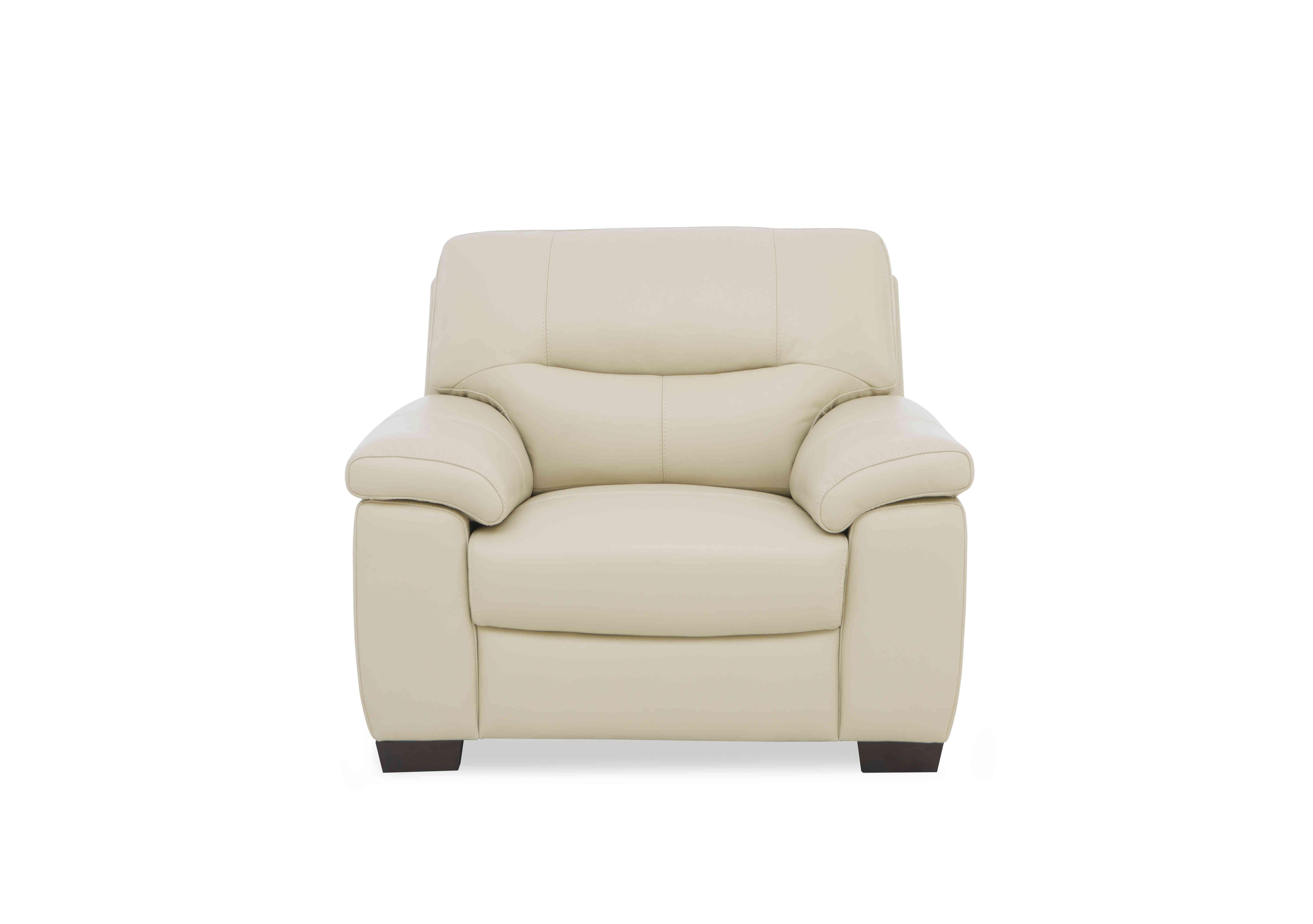 Hetty Leather Chair in Nc-862c Bisque on Furniture Village