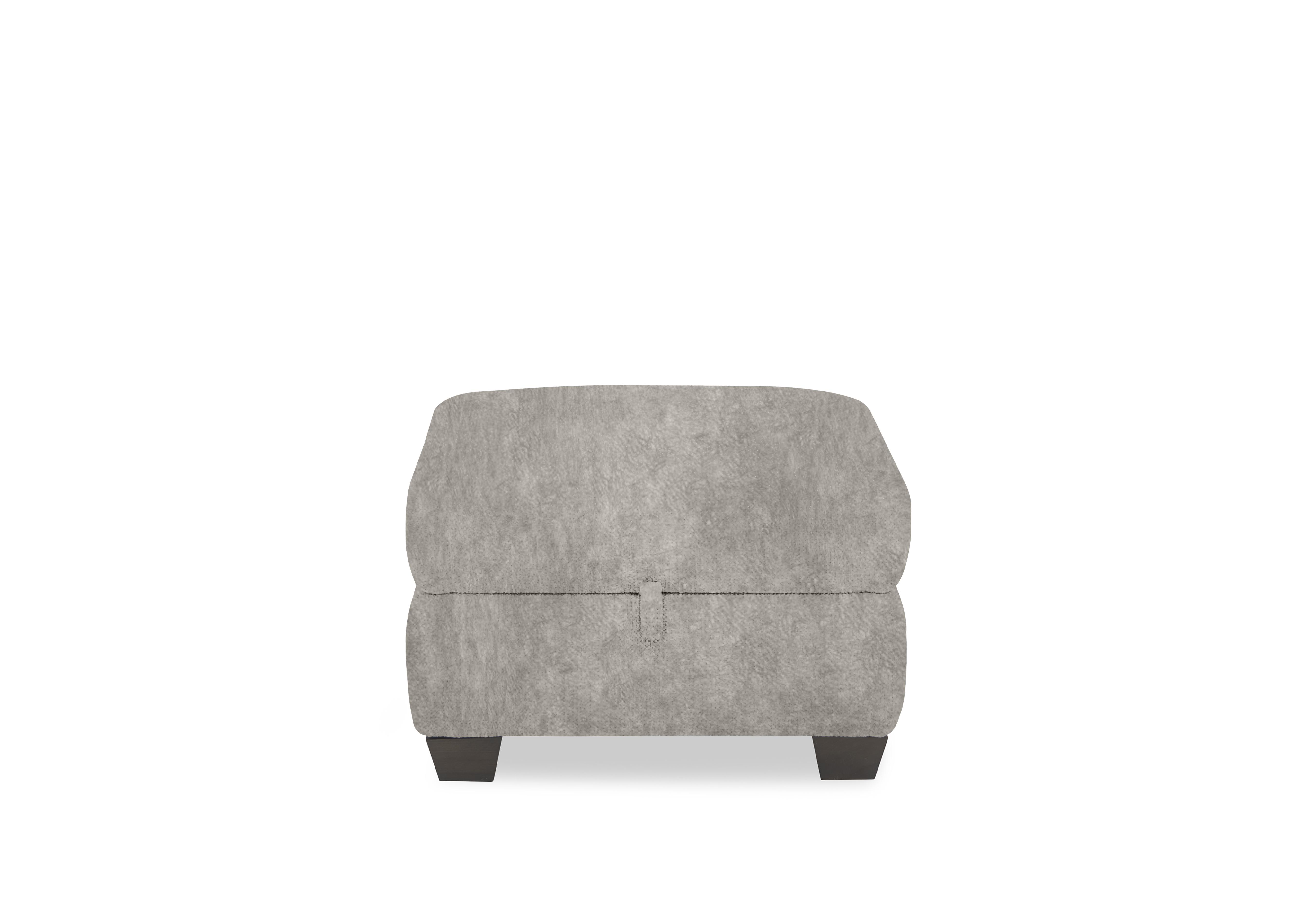 Hetty Fabric Storage Footstool in Bfa-Bnn-R28 Grey on Furniture Village