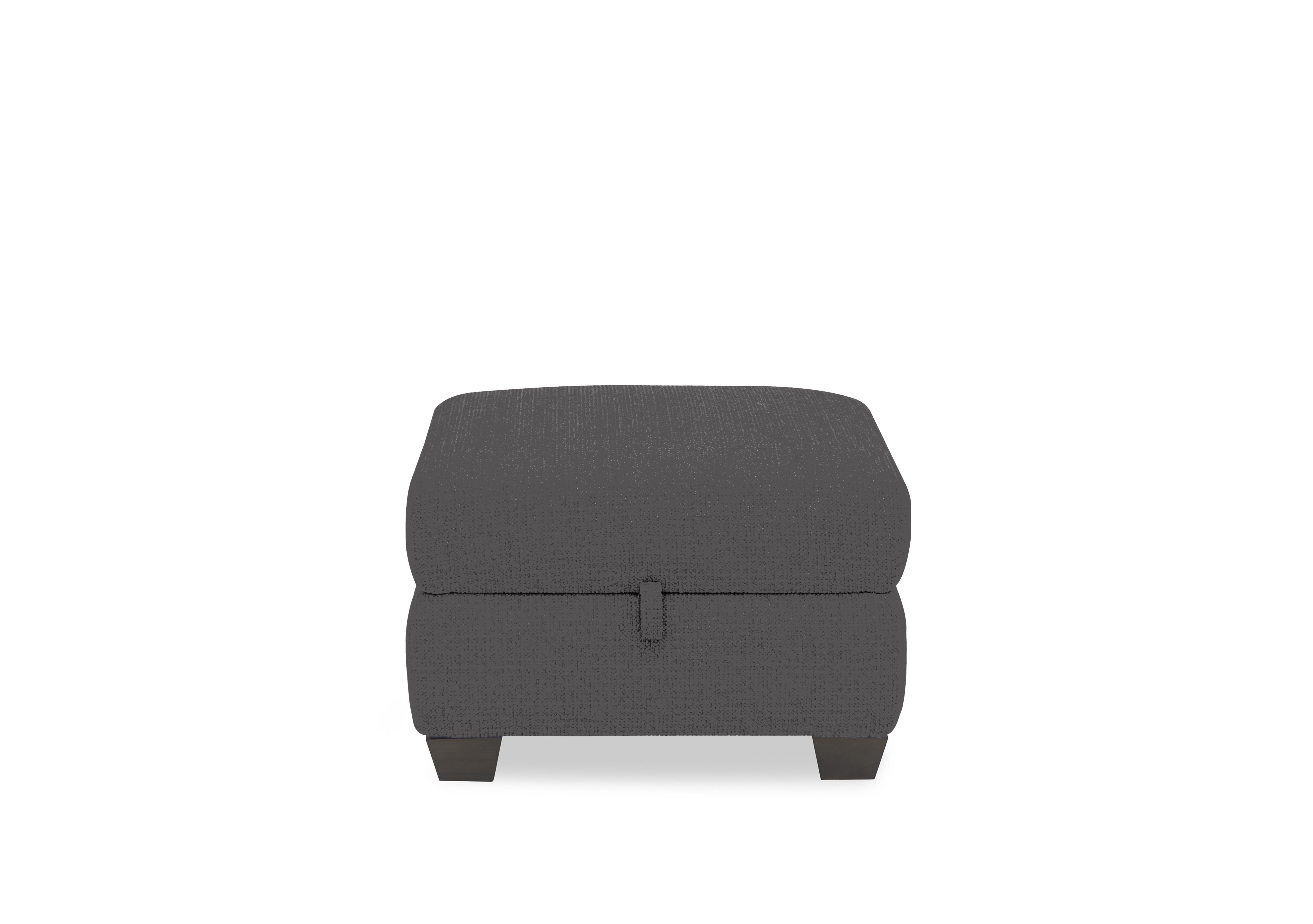 Hetty Fabric Storage Footstool in Fab-Can-R456 Anthracite on Furniture Village