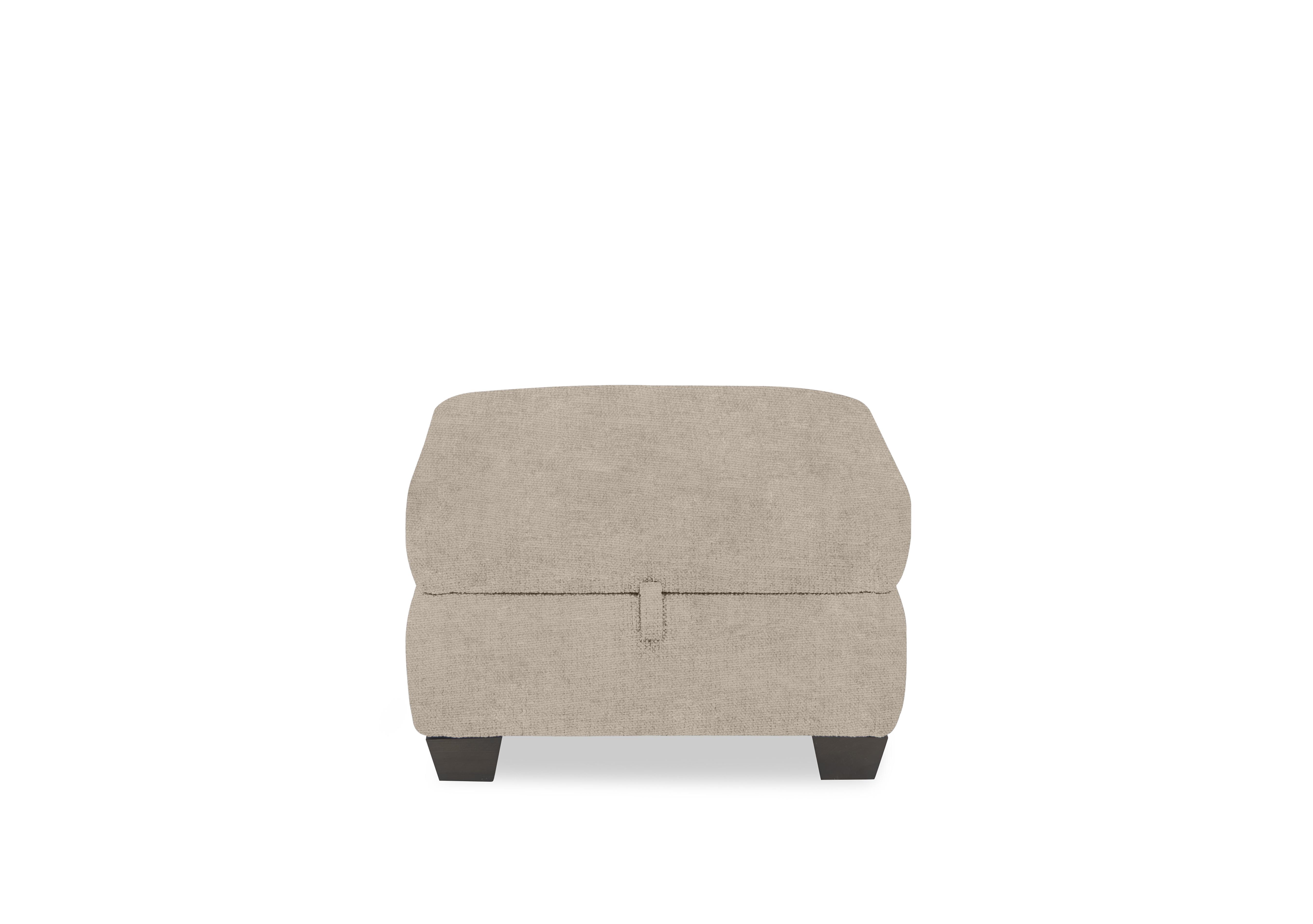 Hetty Fabric Storage Footstool in Fab-Coe-R120 Light Khaki on Furniture Village