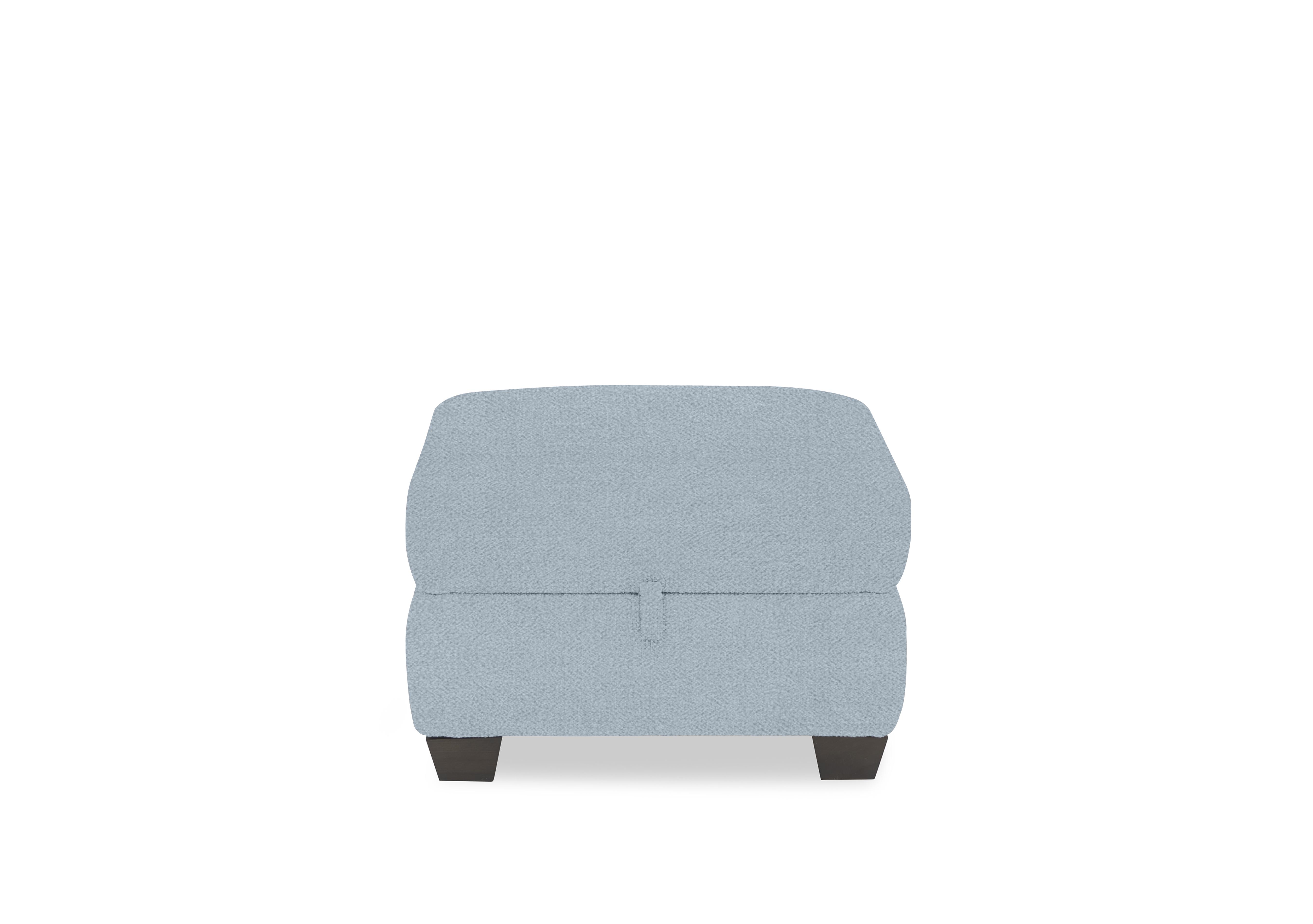 Hetty Fabric Storage Footstool in Fab-Meo-R17 Baby Blue on Furniture Village