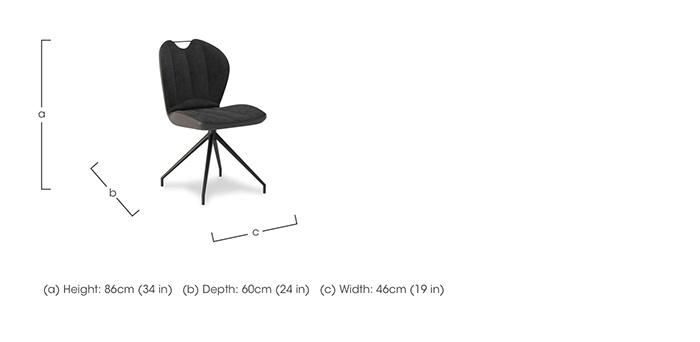 Raul Set of 6 Swivel Dining Chairs in  on Furniture Village