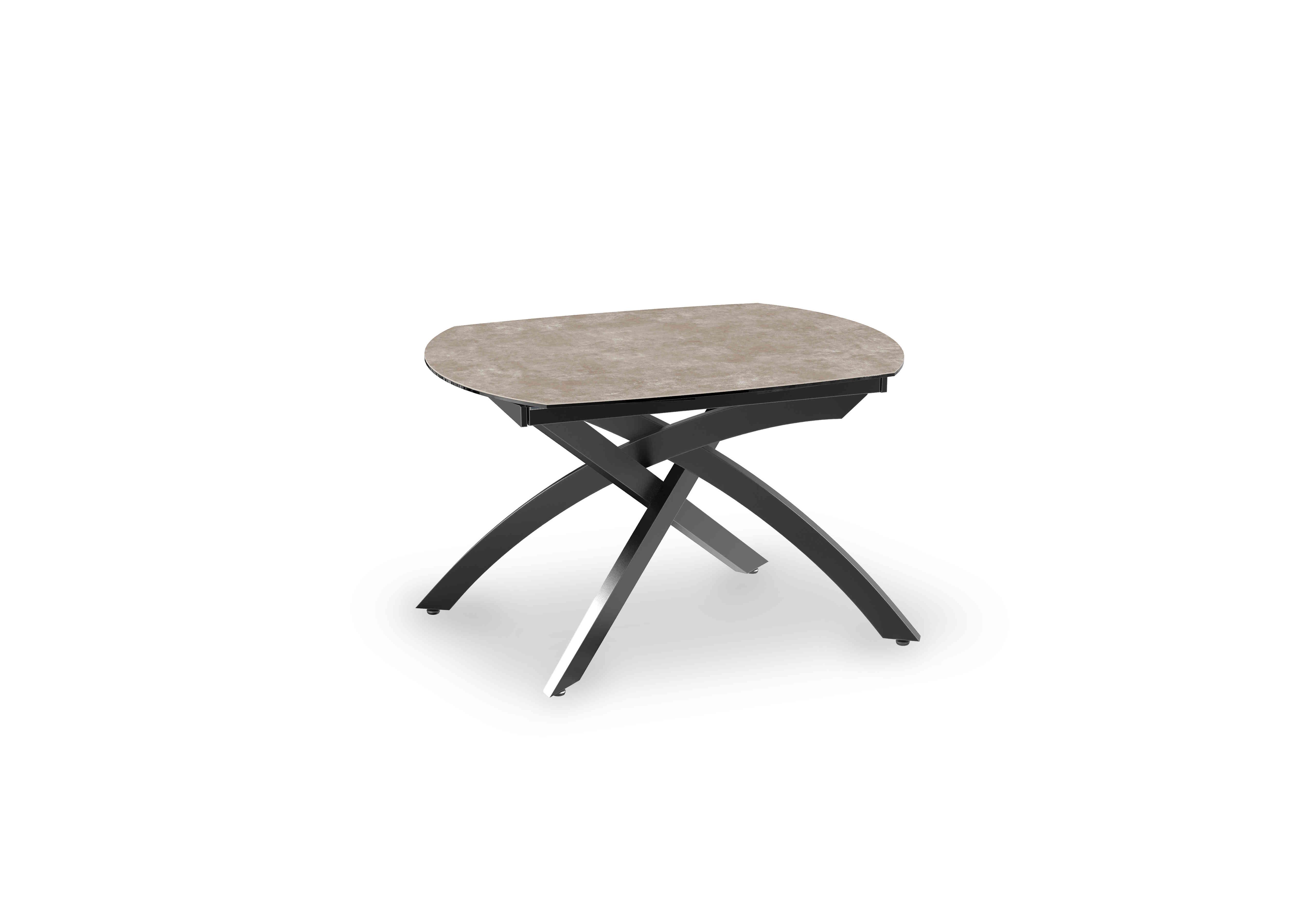 Rafa Swivel Extending Dining Table in Argile on Furniture Village