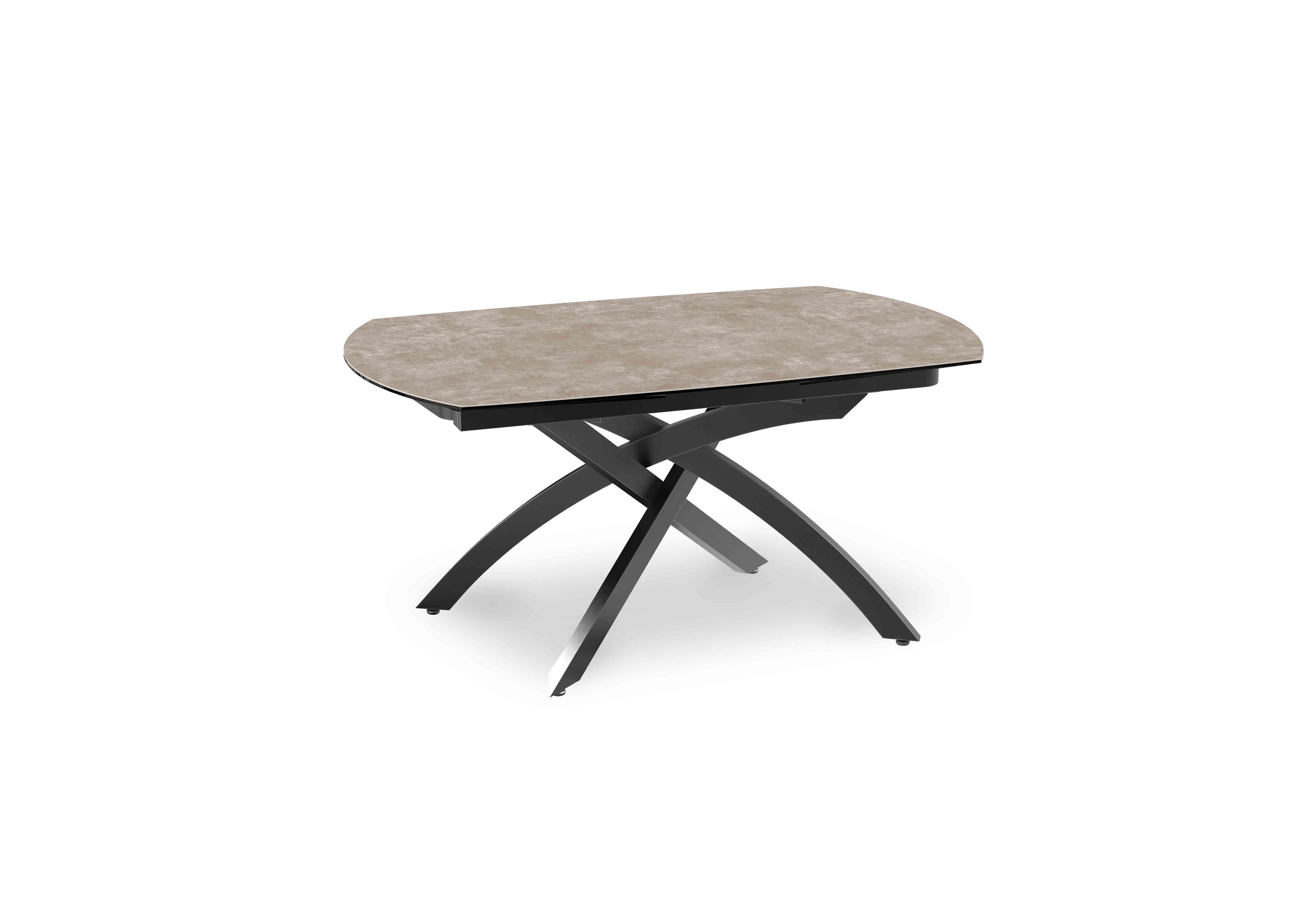 Rafa Swivel Extending Dining Table in Argile on Furniture Village