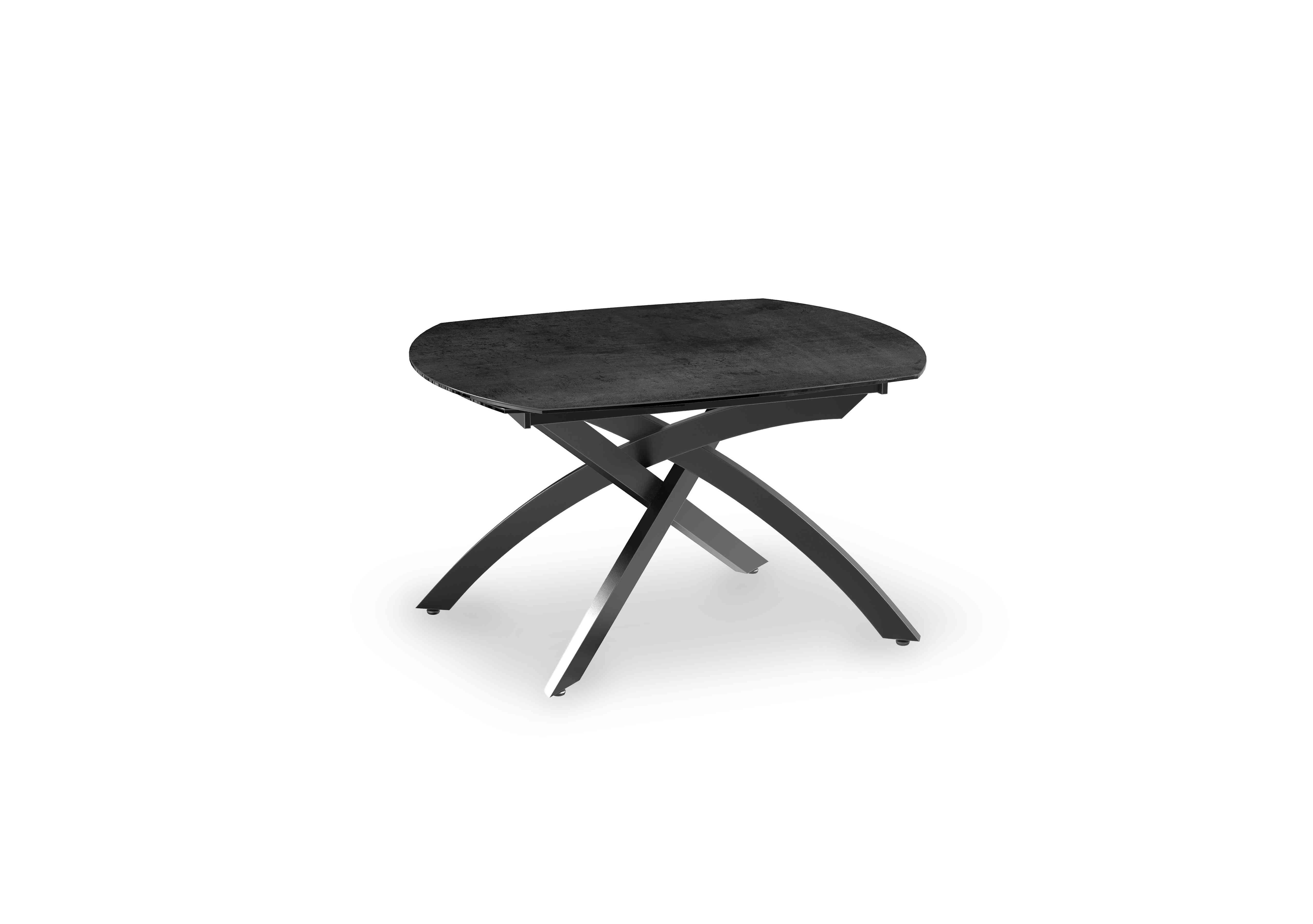 Rafa Swivel Extending Dining Table in Titanium on Furniture Village