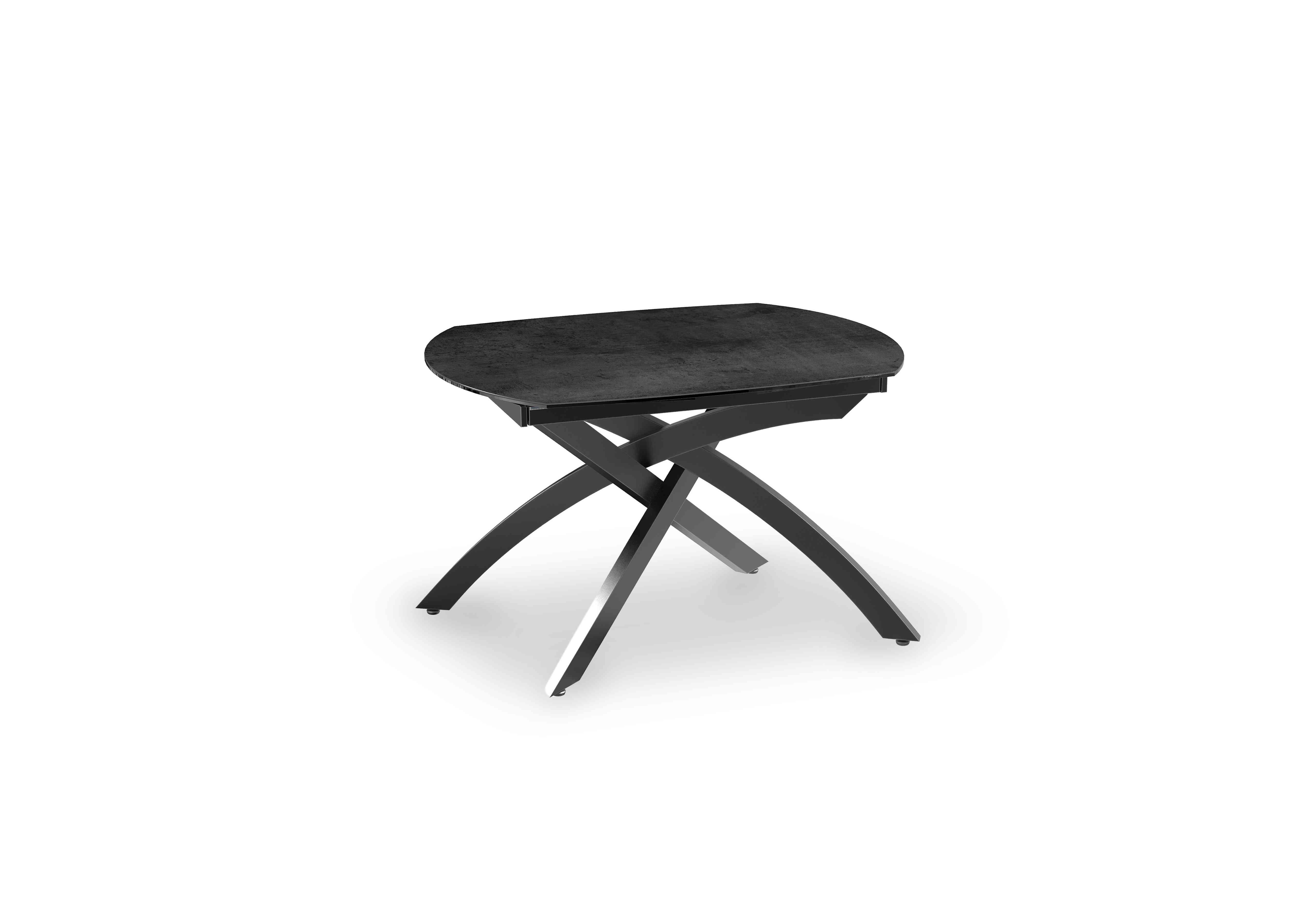 Rafa Swivel Extending Dining Table in Titanium on Furniture Village