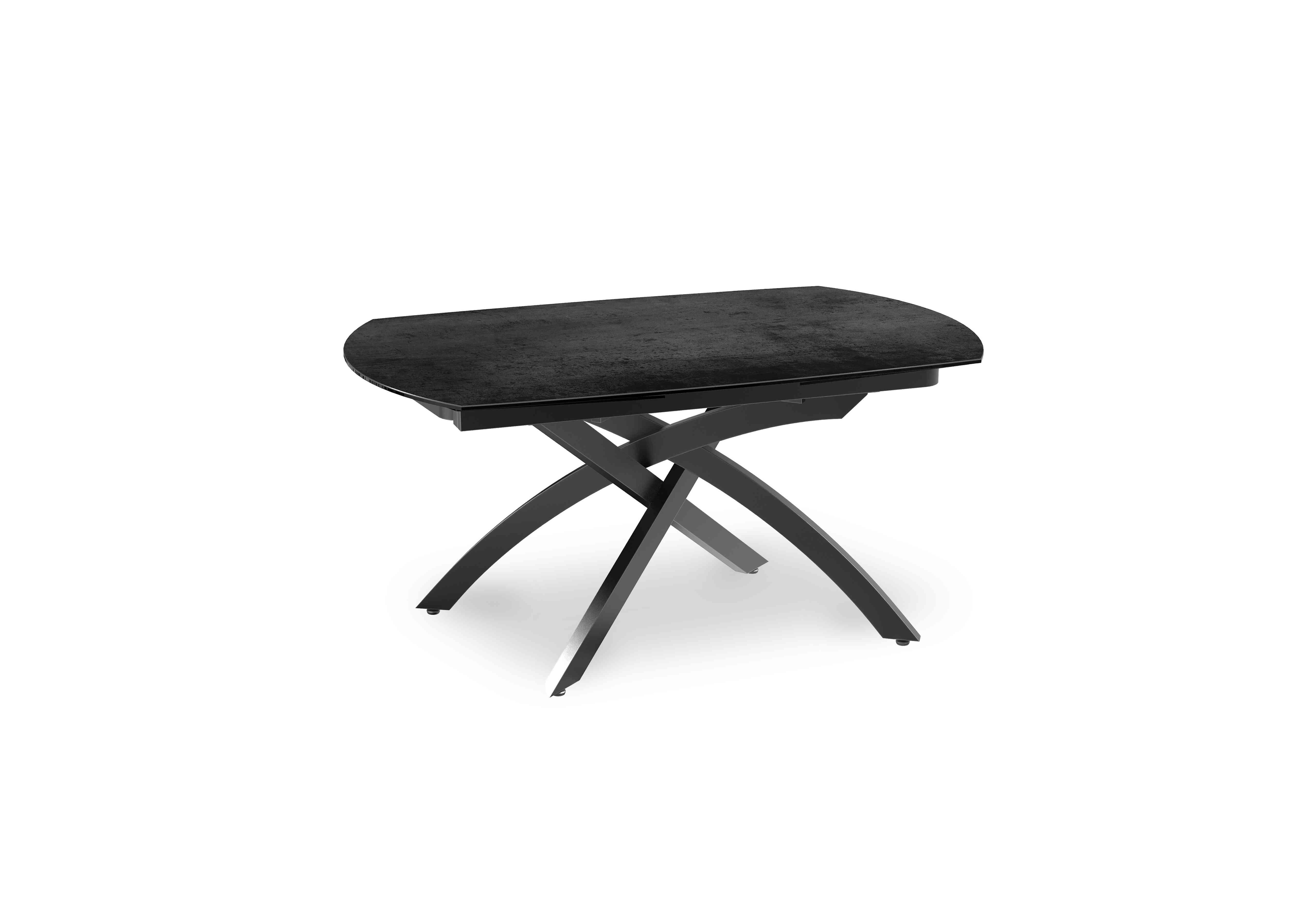 Rafa Swivel Extending Dining Table in Titanium on Furniture Village