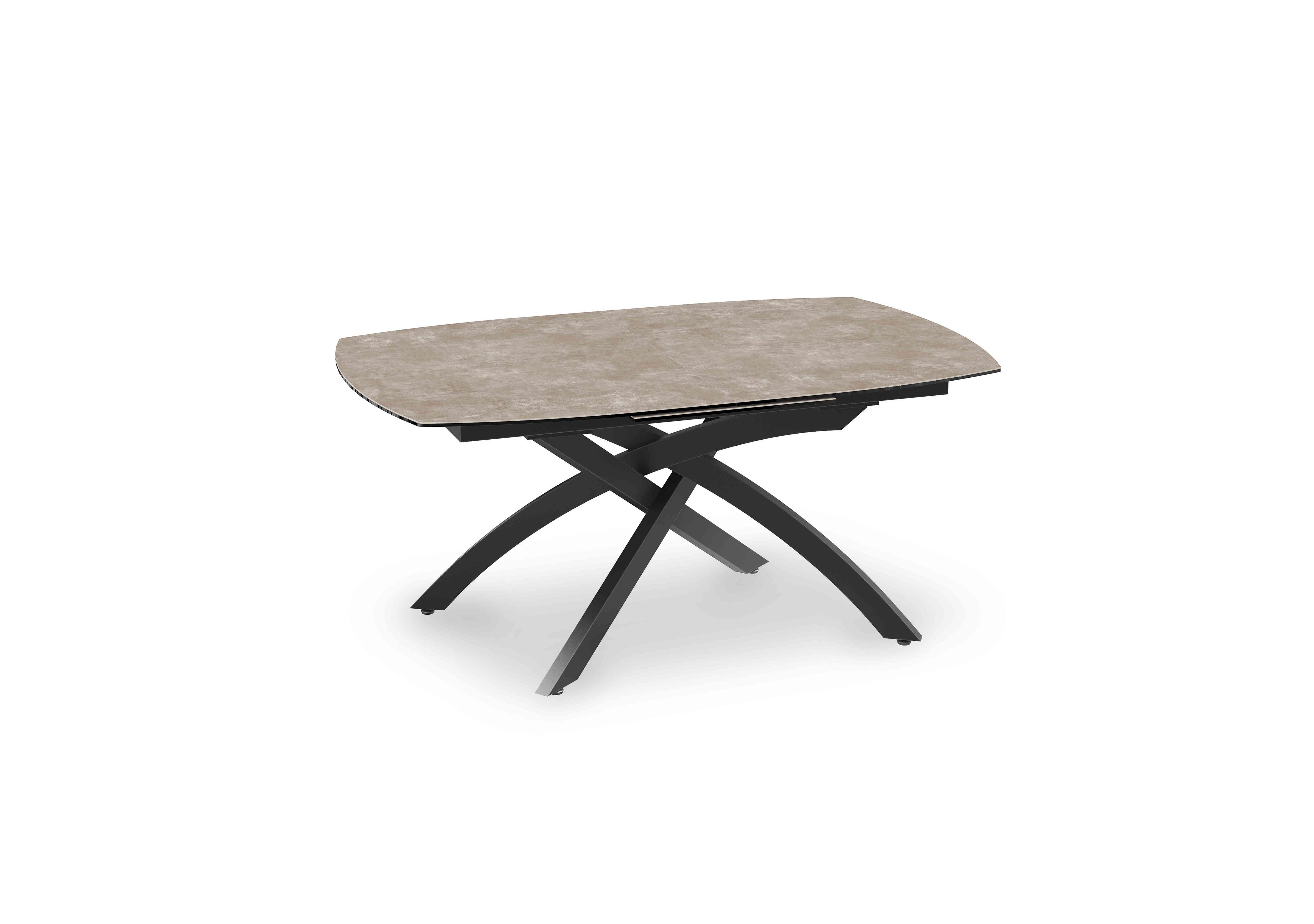 Rafa Pop-up Extending Dining Table in Argile on Furniture Village