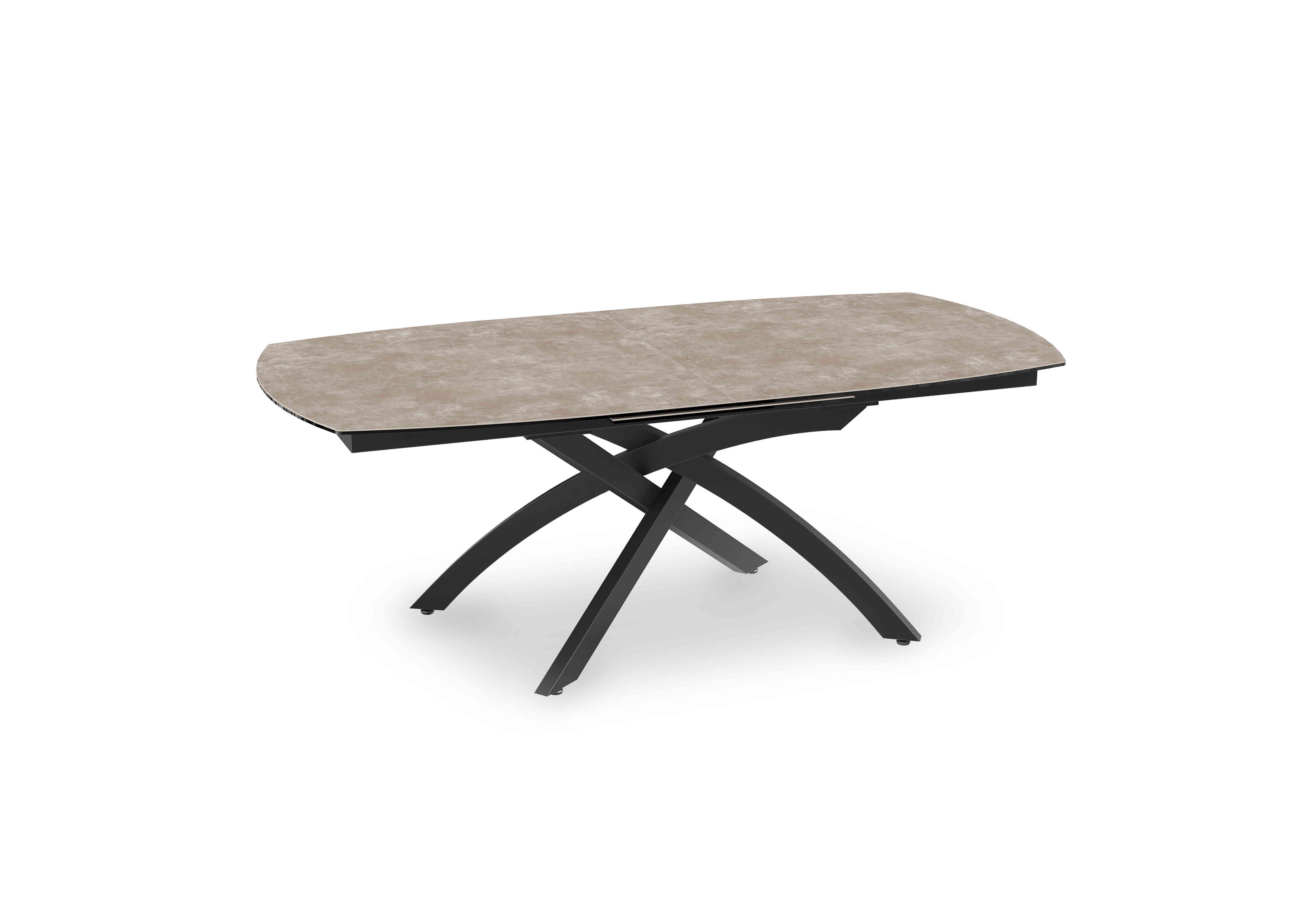 Rafa Pop-up Extending Dining Table in Argile on Furniture Village