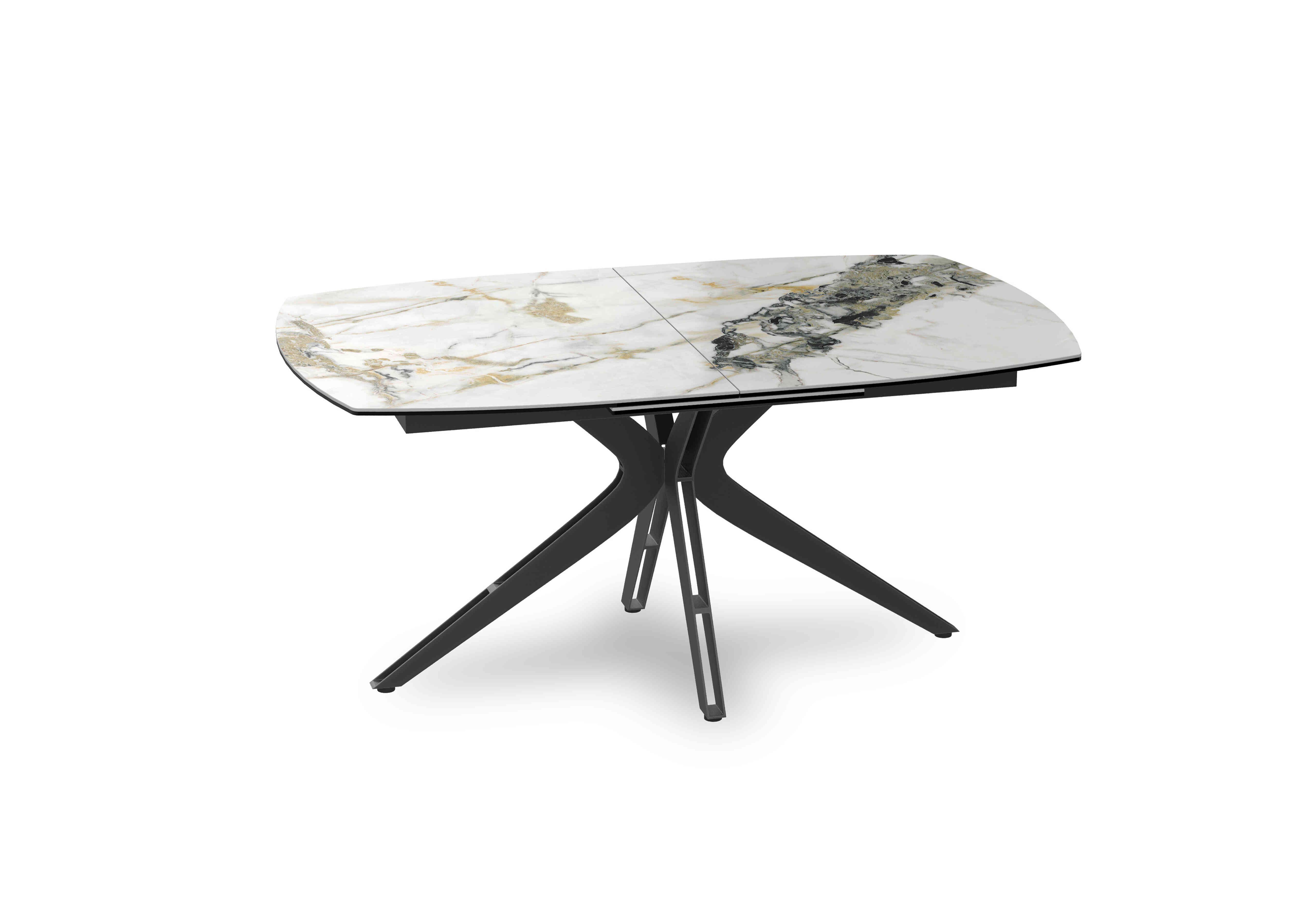 Jose Pop-up Extending Dining Table in Doro Marble on Furniture Village