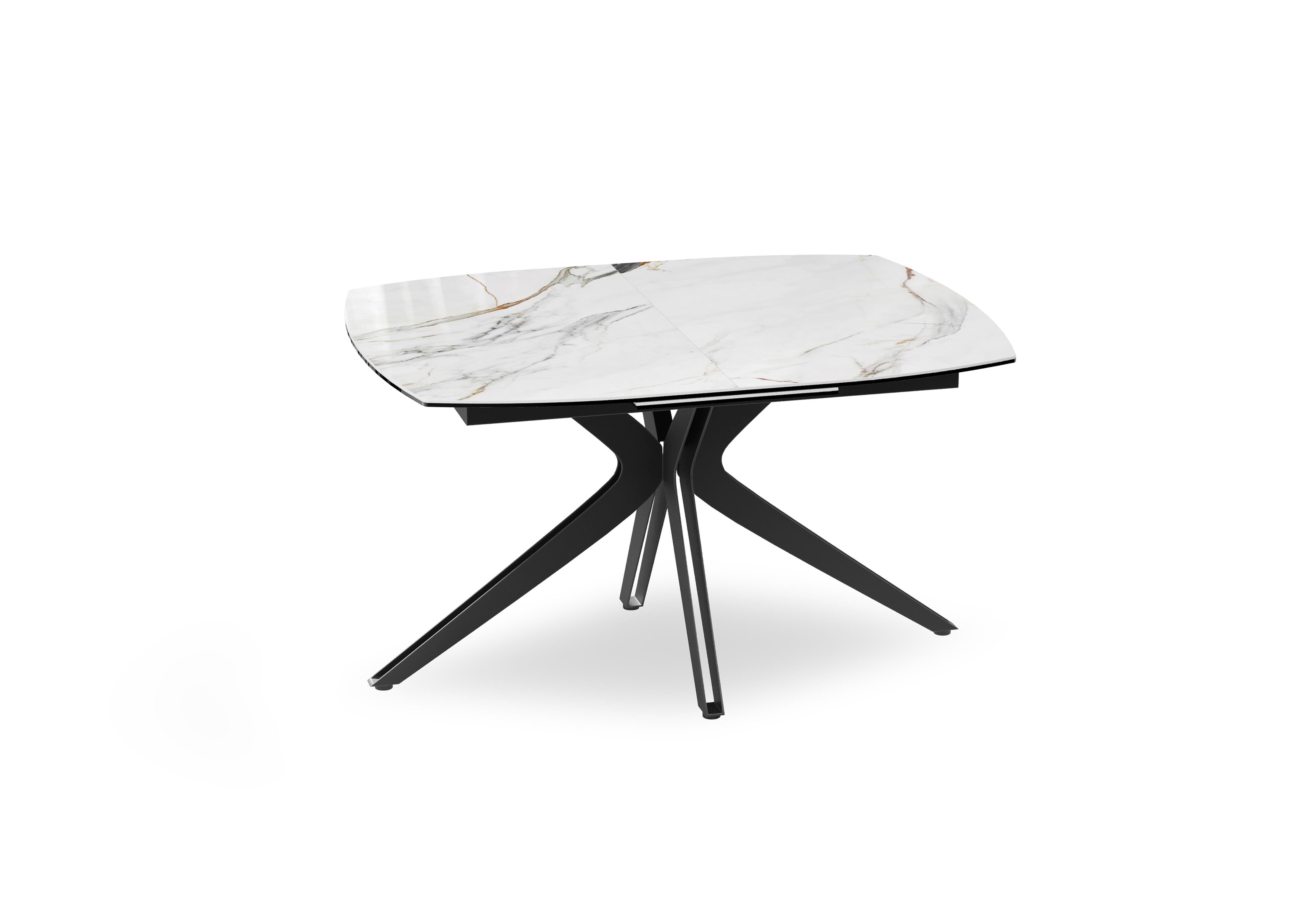 Jose Pop-up Extending Dining Table in Fiorentino Marble on Furniture Village