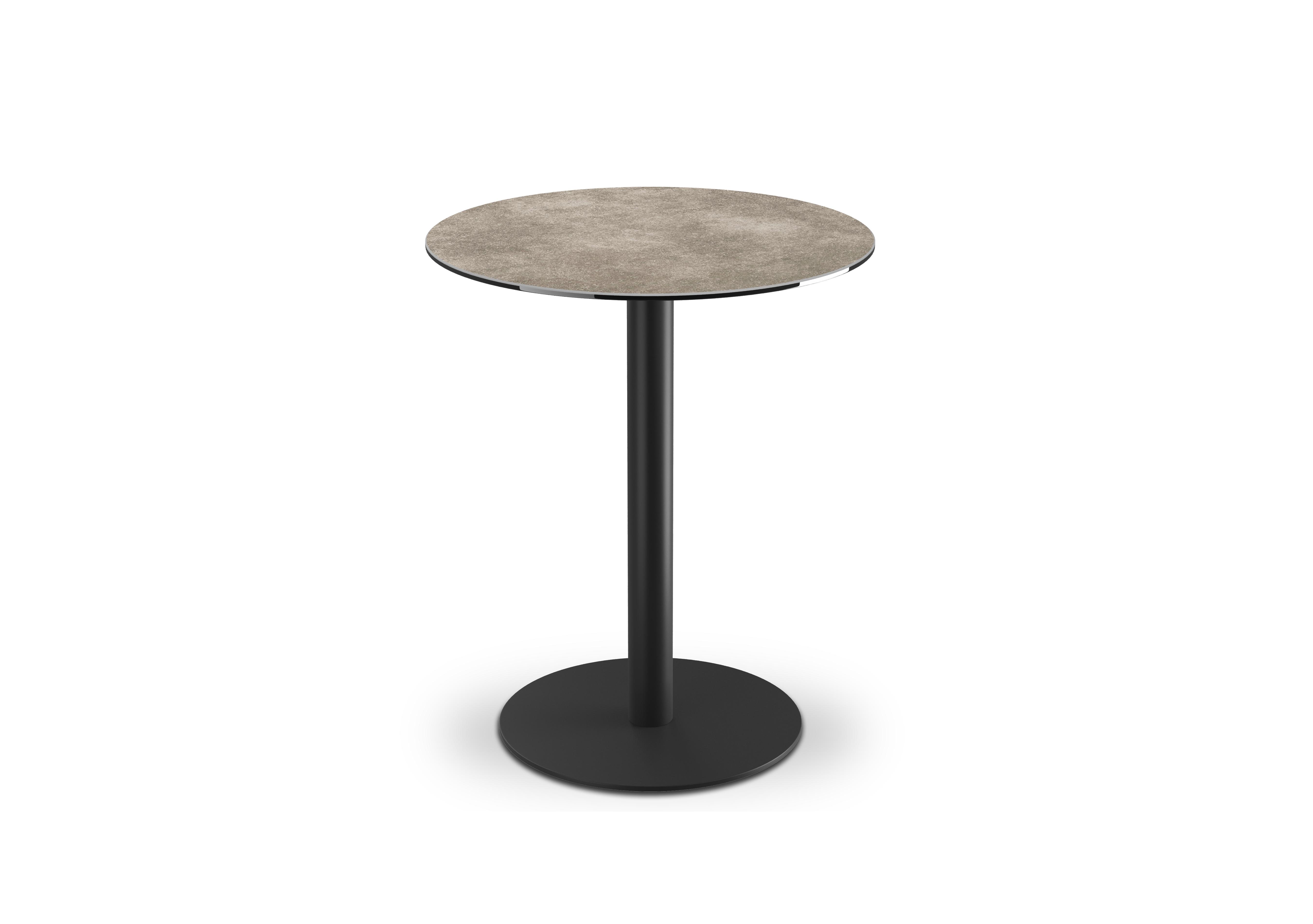 Pique Round Bar Table in Argile on Furniture Village