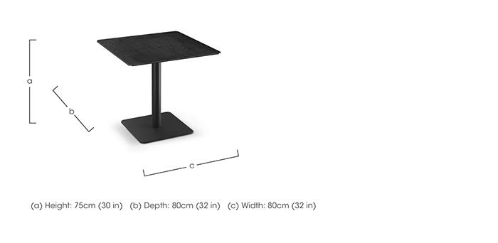 Pique Square Dining Table in  on Furniture Village