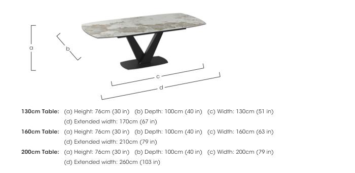 Julio Pop-up Extending Dining Table in  on Furniture Village