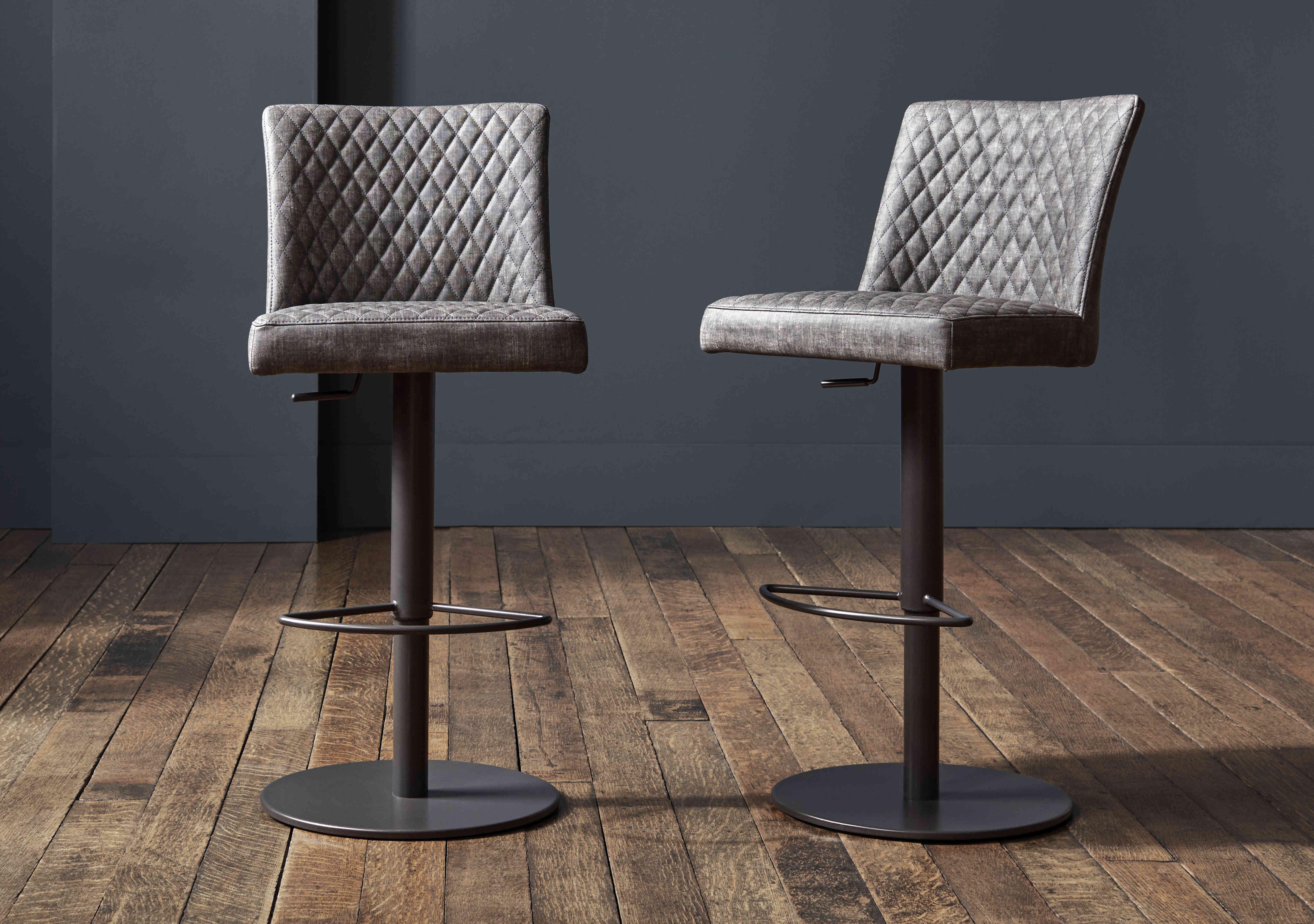Earth Pair of Swivel Bar Stools in  on Furniture Village
