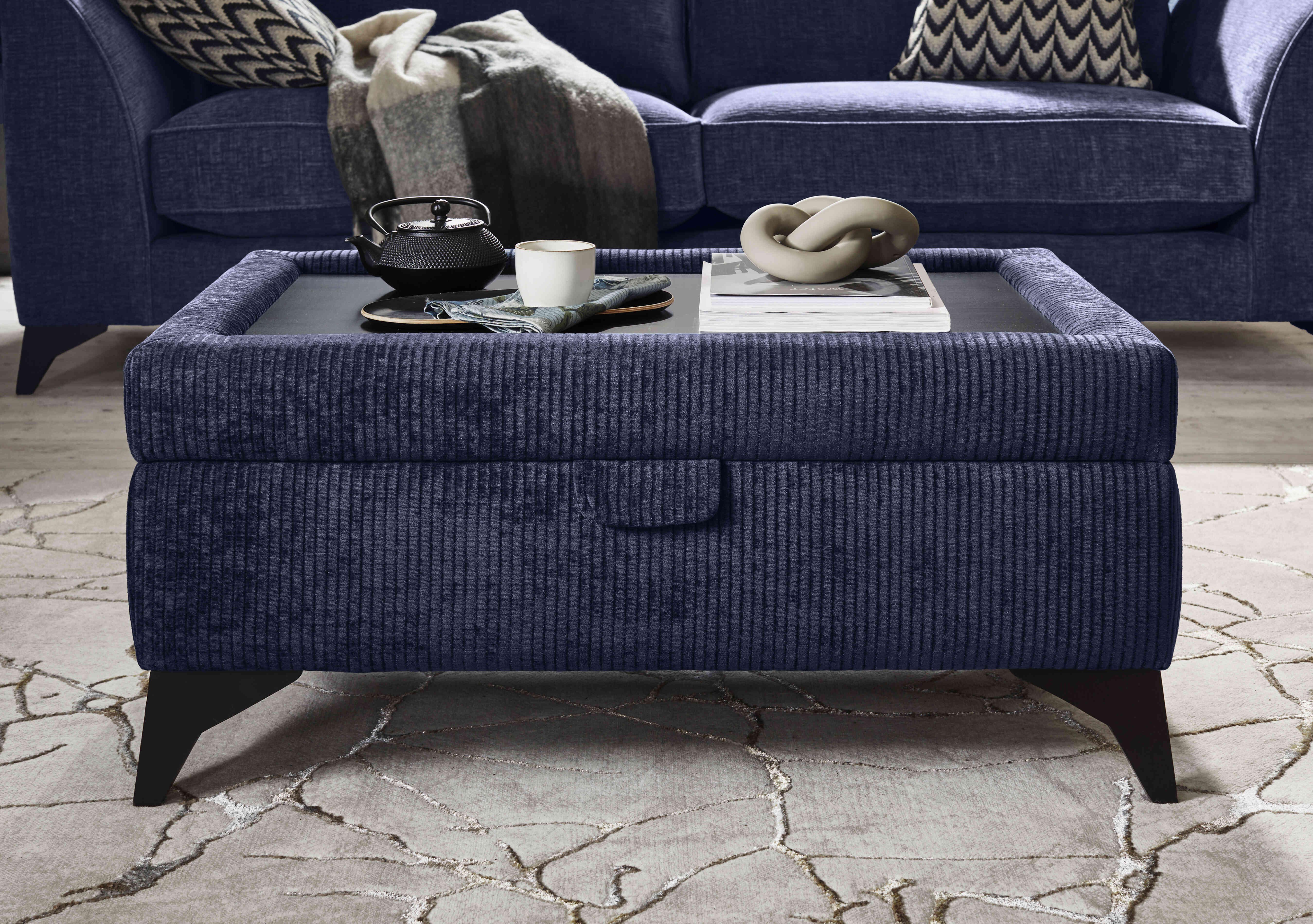 Horizon Coffee Table Storage Stool in  on Furniture Village