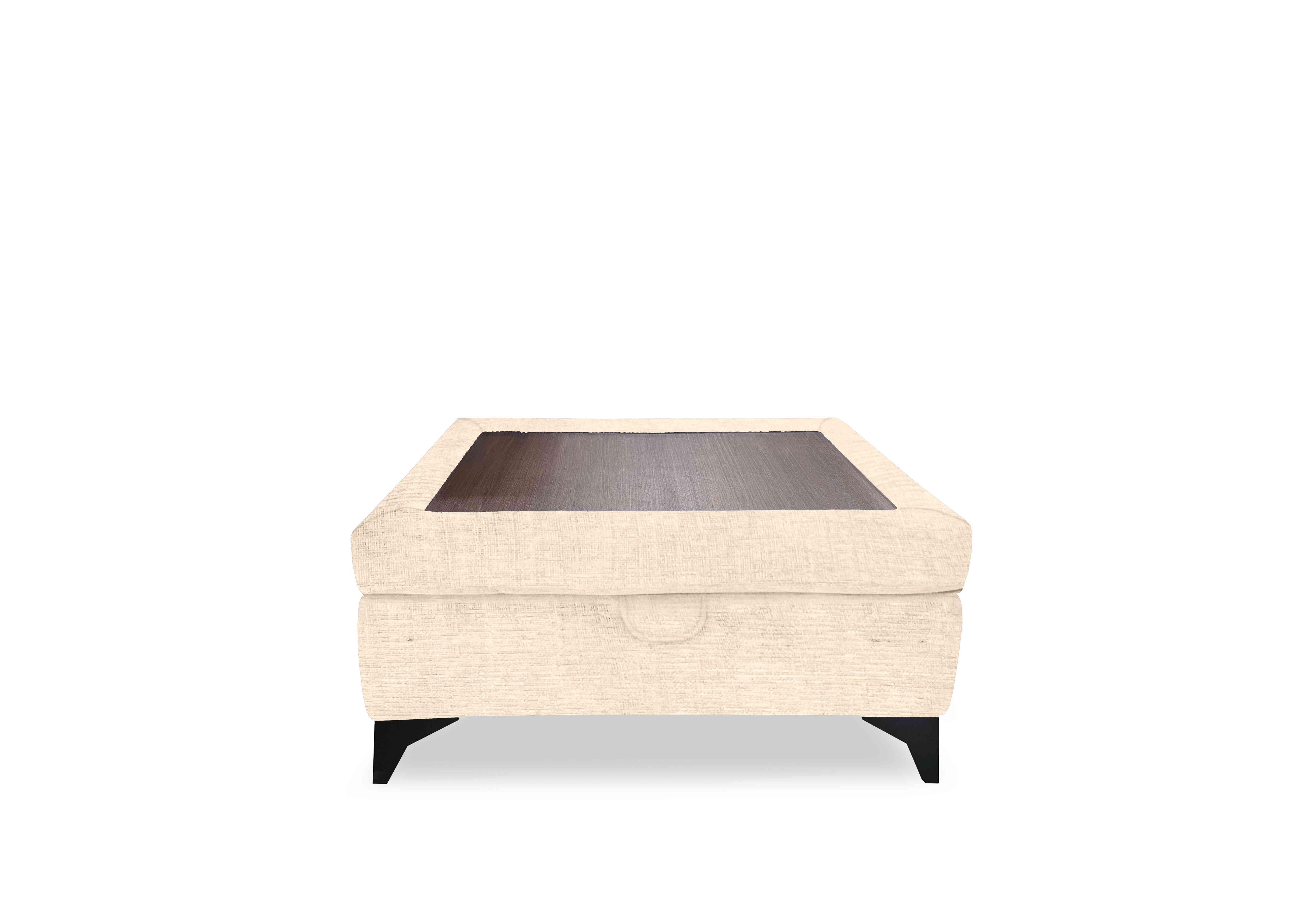 Horizon Coffee Table Storage Stool in Polaris Stone We on Furniture Village