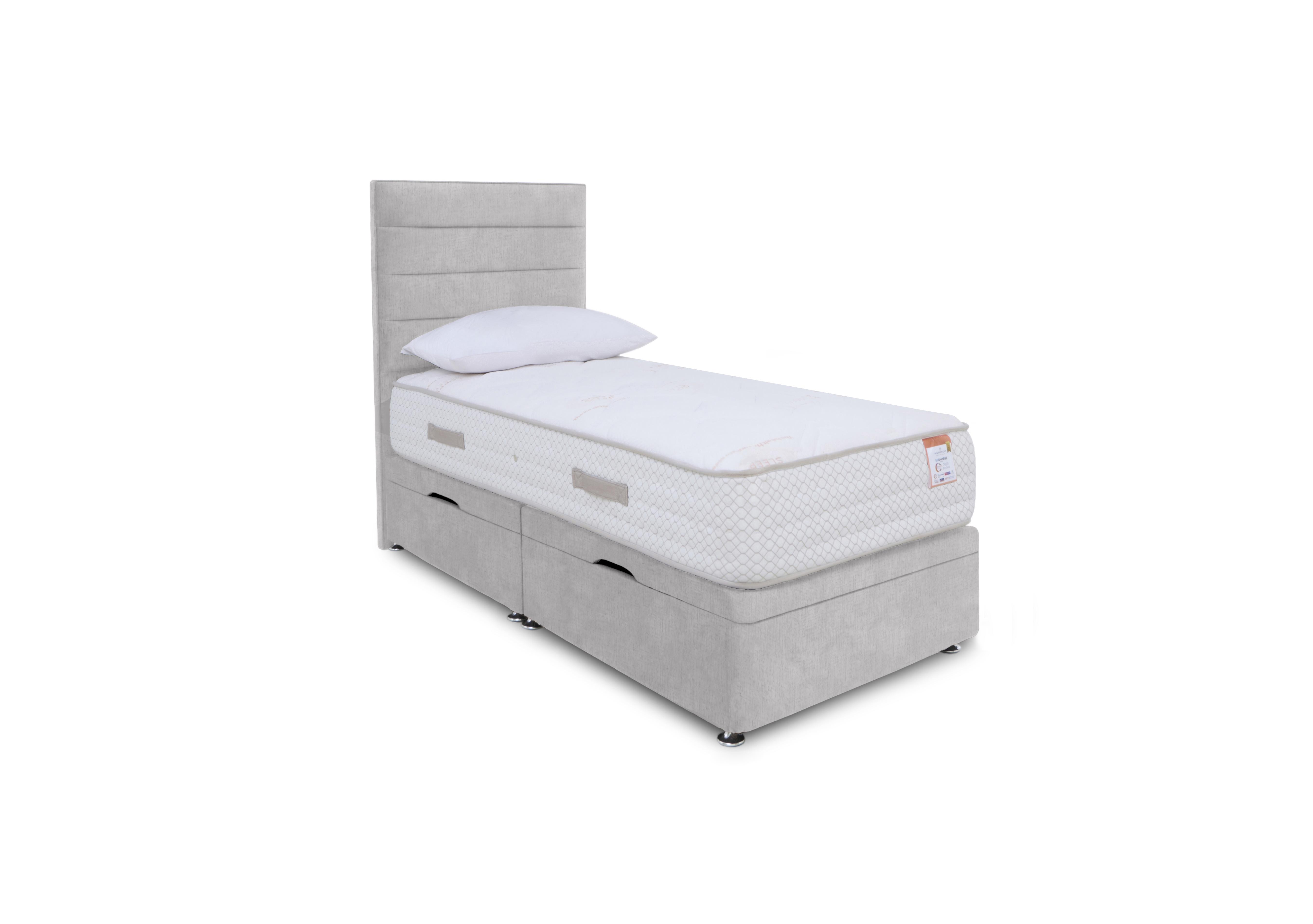 Copper 2000 Manual Side Ottoman Divan Set in Lace Dolphin on Furniture Village