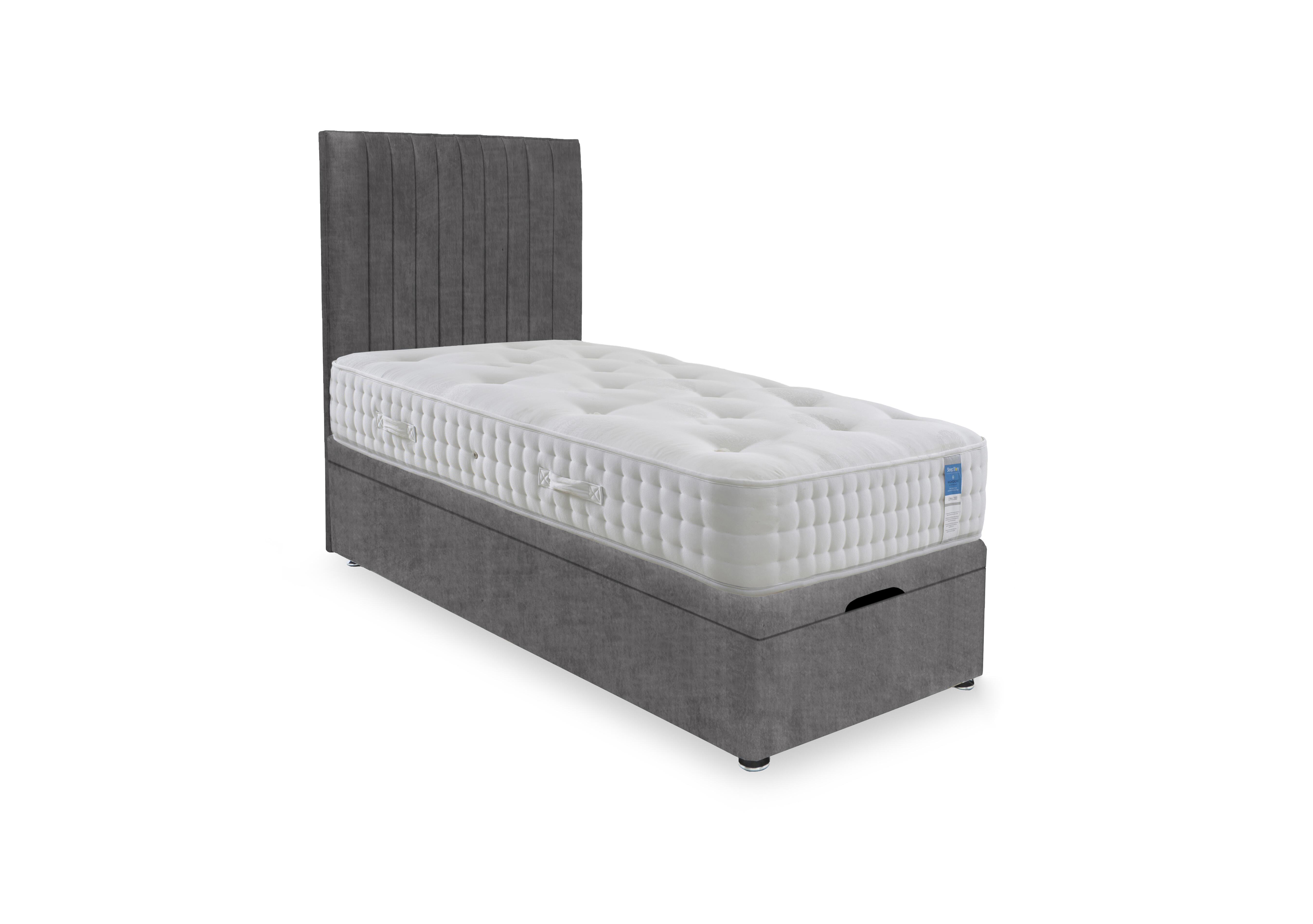 Ortho 2000 Manual End Ottoman Divan Set in Lace Domino on Furniture Village