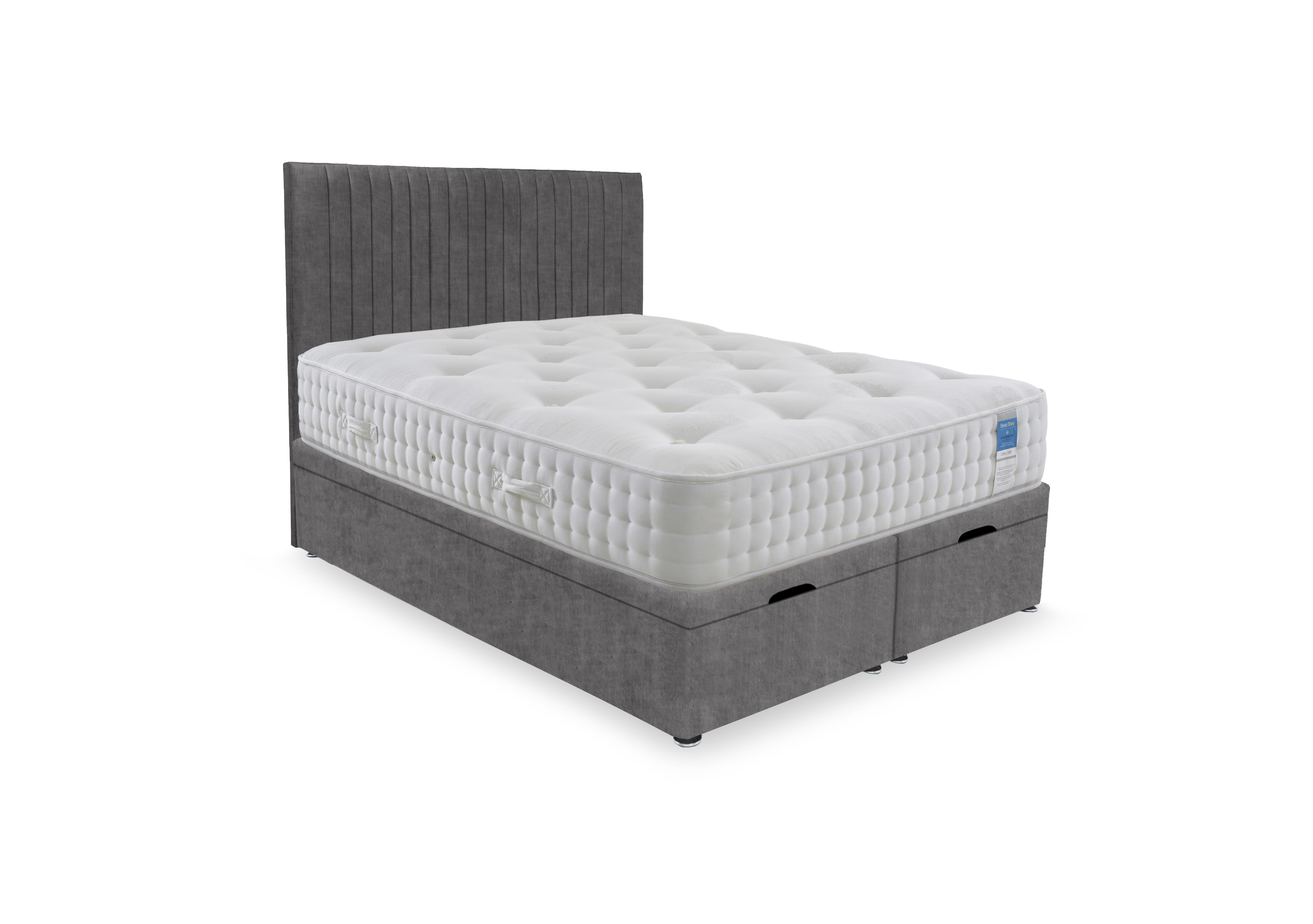Ortho 2000 Manual End Ottoman Divan Set in Lace Domino on Furniture Village