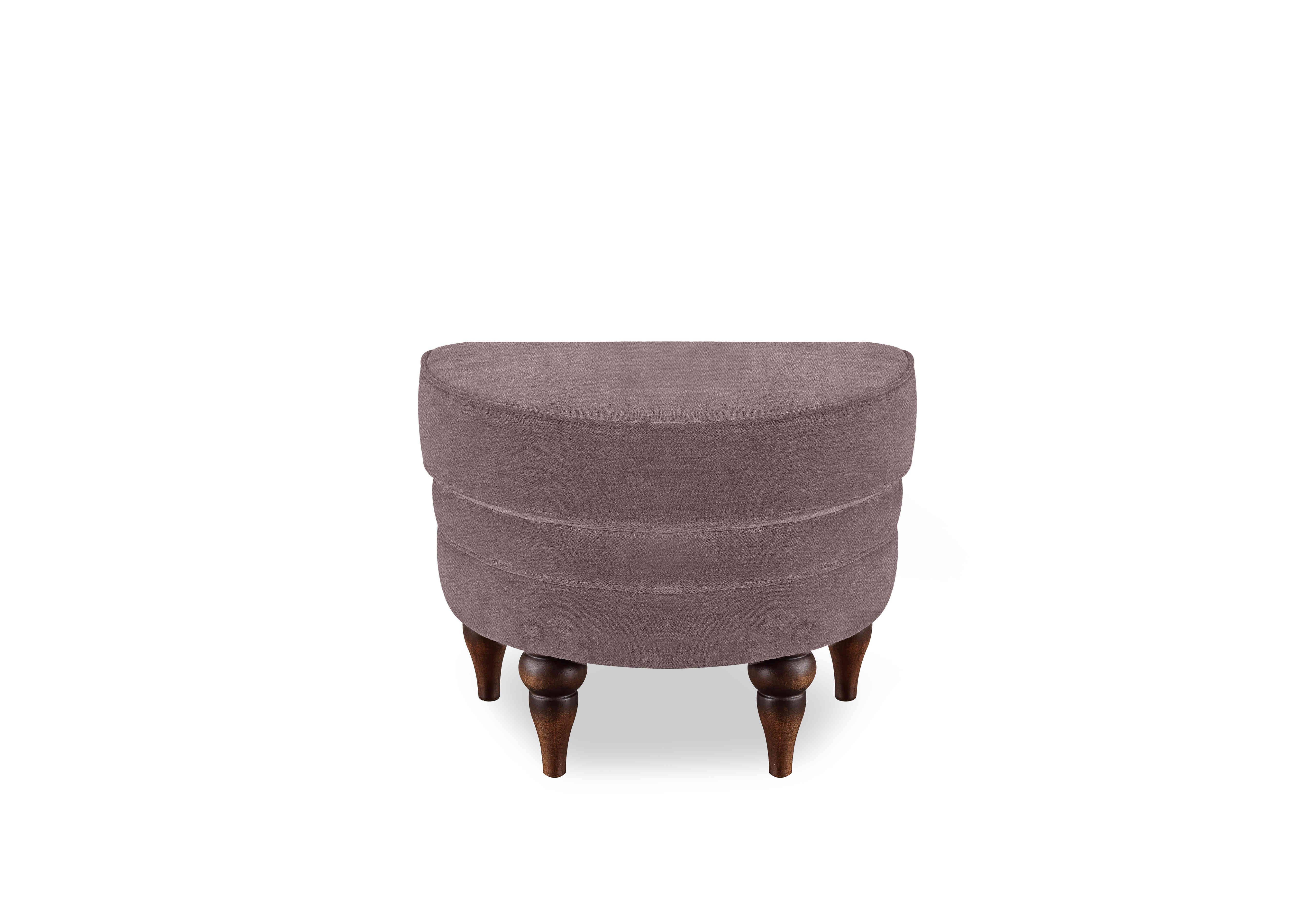 Harriet Fabric Half Moon Footstool in Antler Wf X3-W023 on Furniture Village