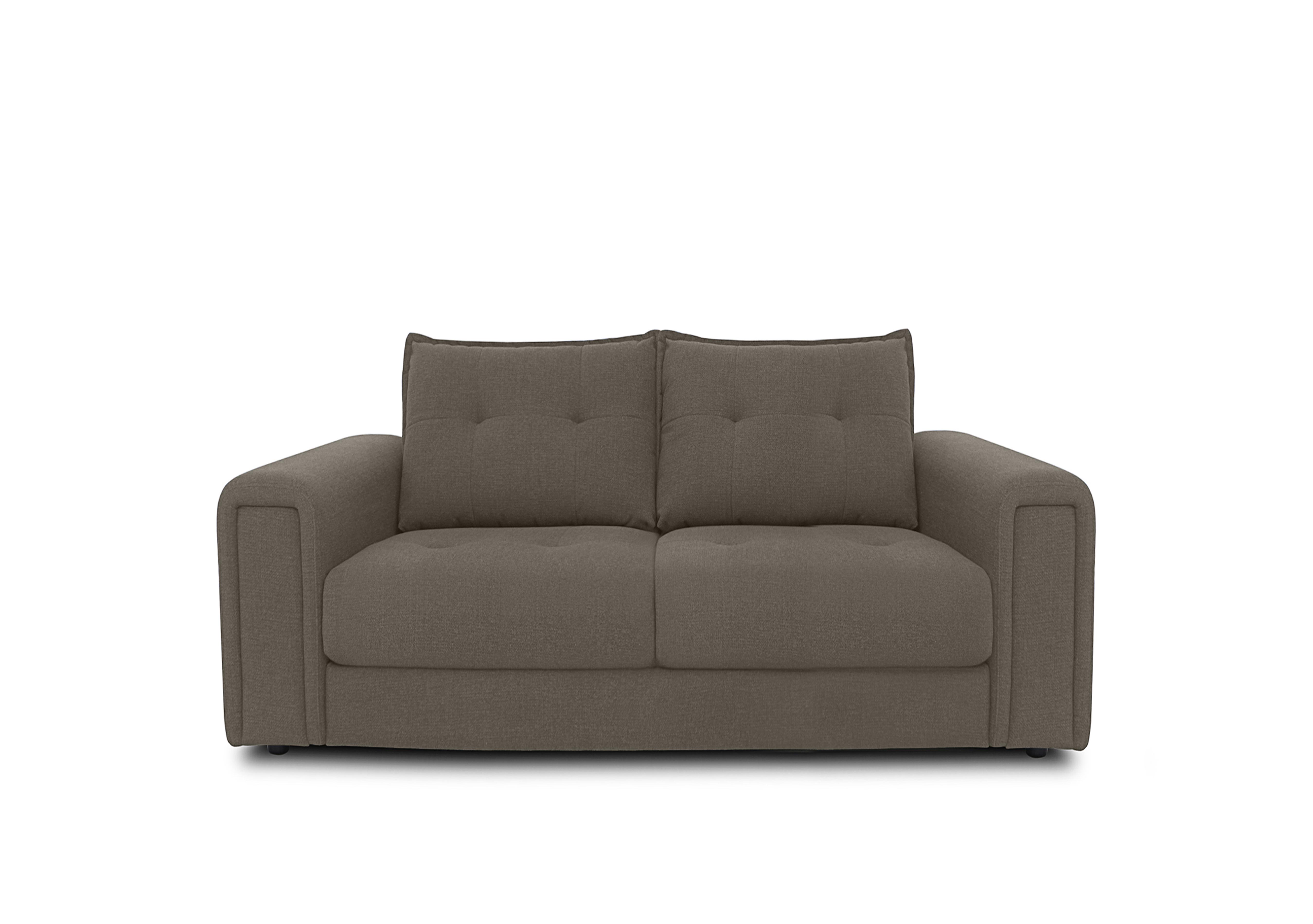 Goliath 2 Seater Fabric Sofa with Storage Drawers in Oxford 94006 Mocha on Furniture Village