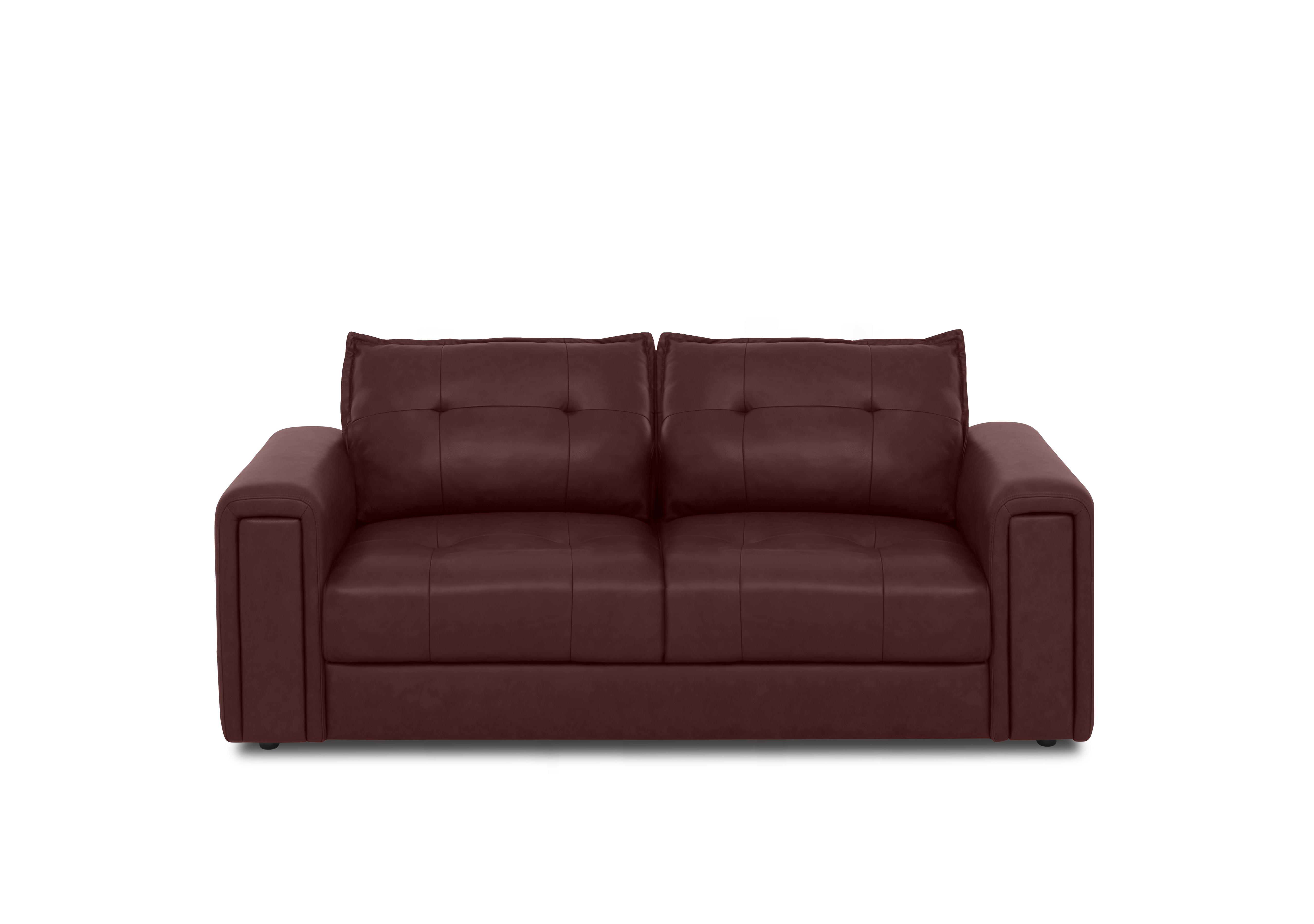 Boutique Goliath 2 Seater Leather Sofa with Storage Drawers in Montana Cat-60/15 Ruby on Furniture Village