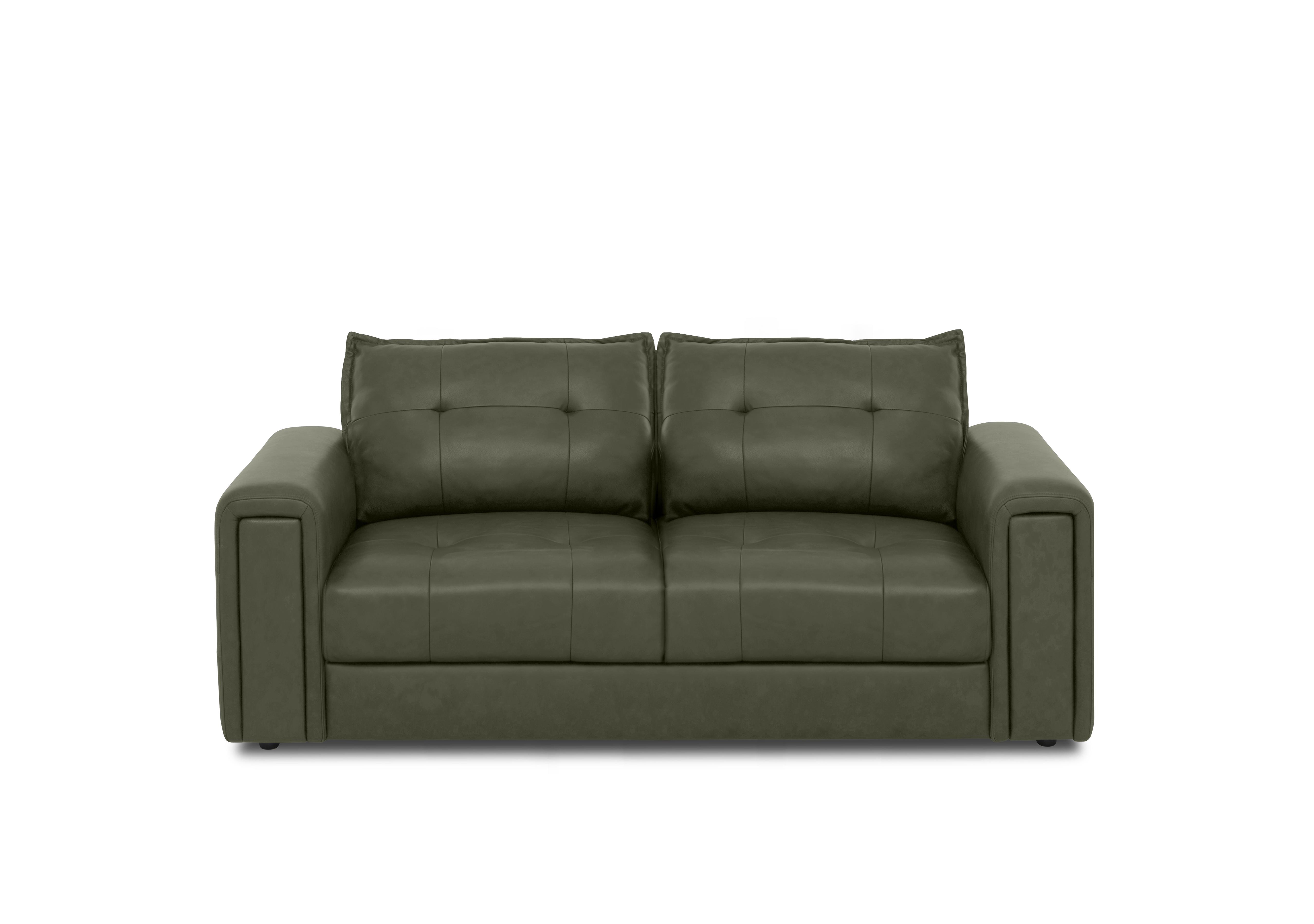Boutique Goliath 2 Seater Leather Sofa with Storage Drawers in Oslo Cat-40/10 Pine on Furniture Village