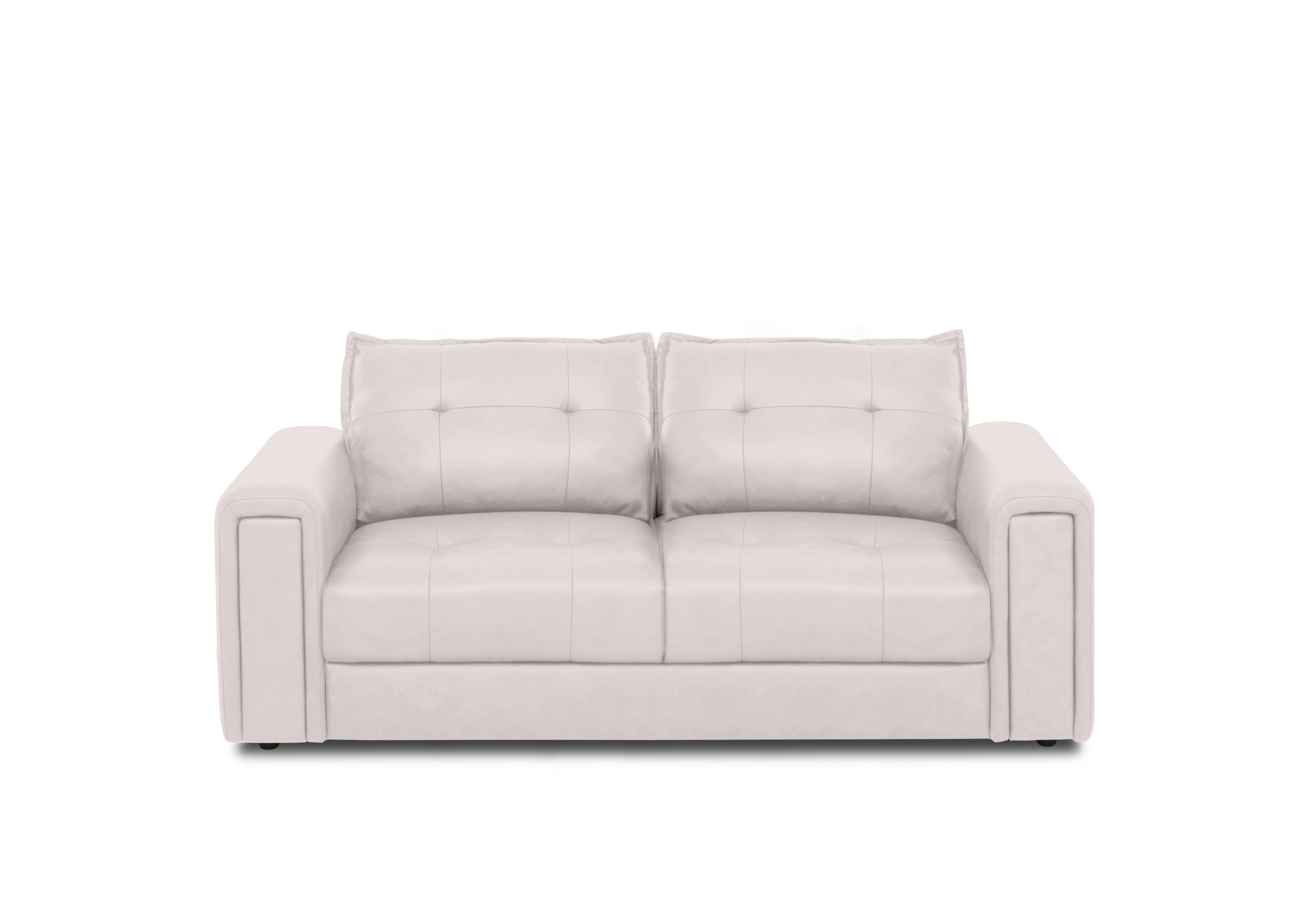 Goliath 2 Seater Leather Sofa with Storage Drawers in Oslo Cat-40/13 Cotton on Furniture Village