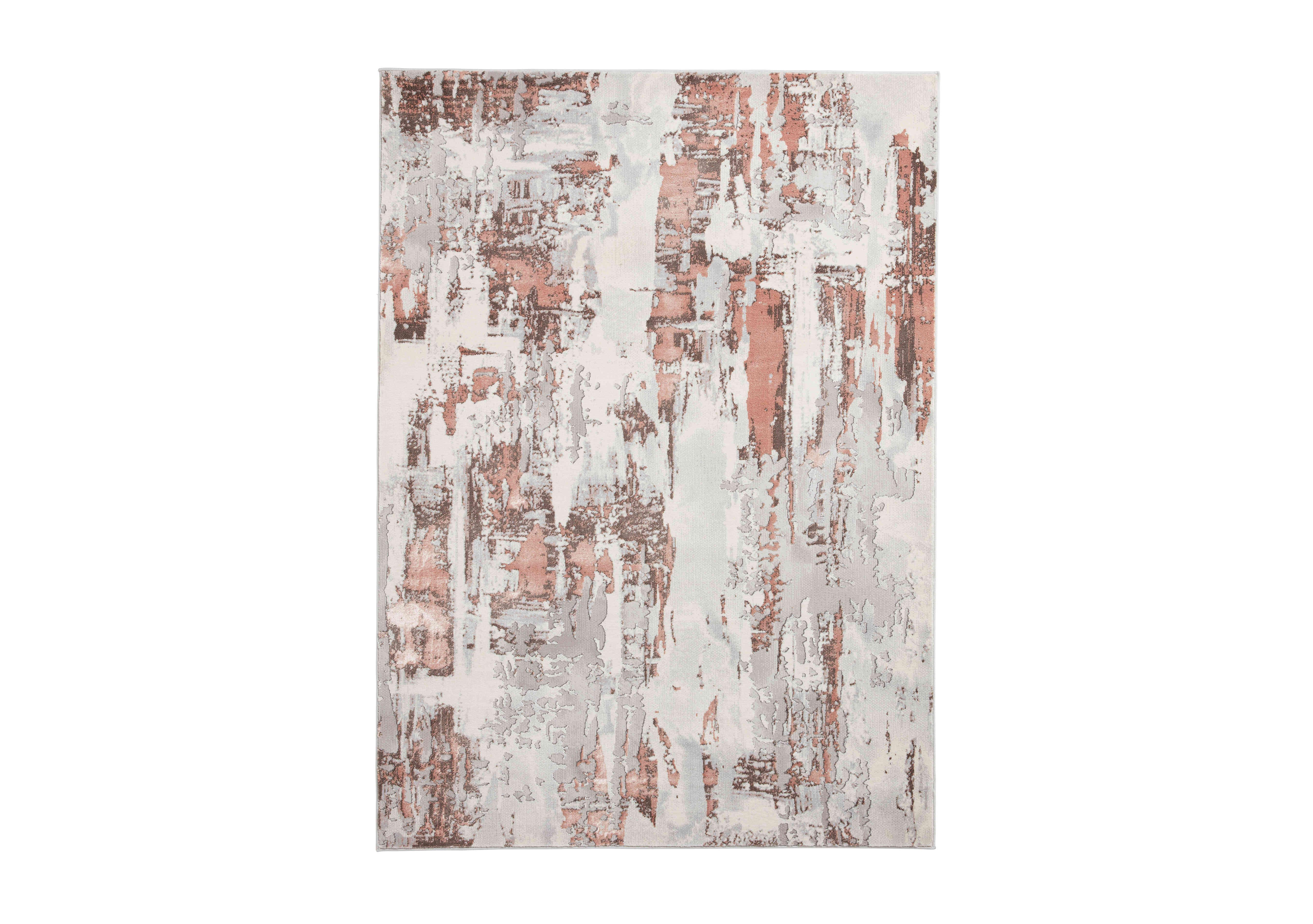 Akio Rug in Grey Rose on Furniture Village