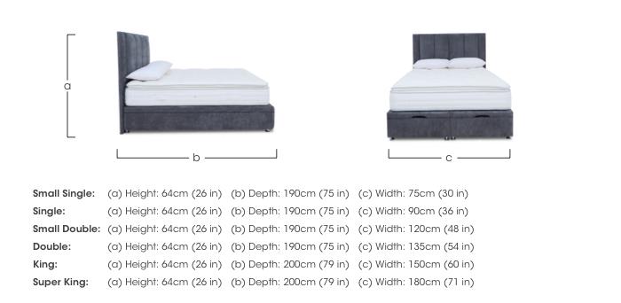 Pocket Pillowtop Manual End Ottoman Divan Set in  on Furniture Village