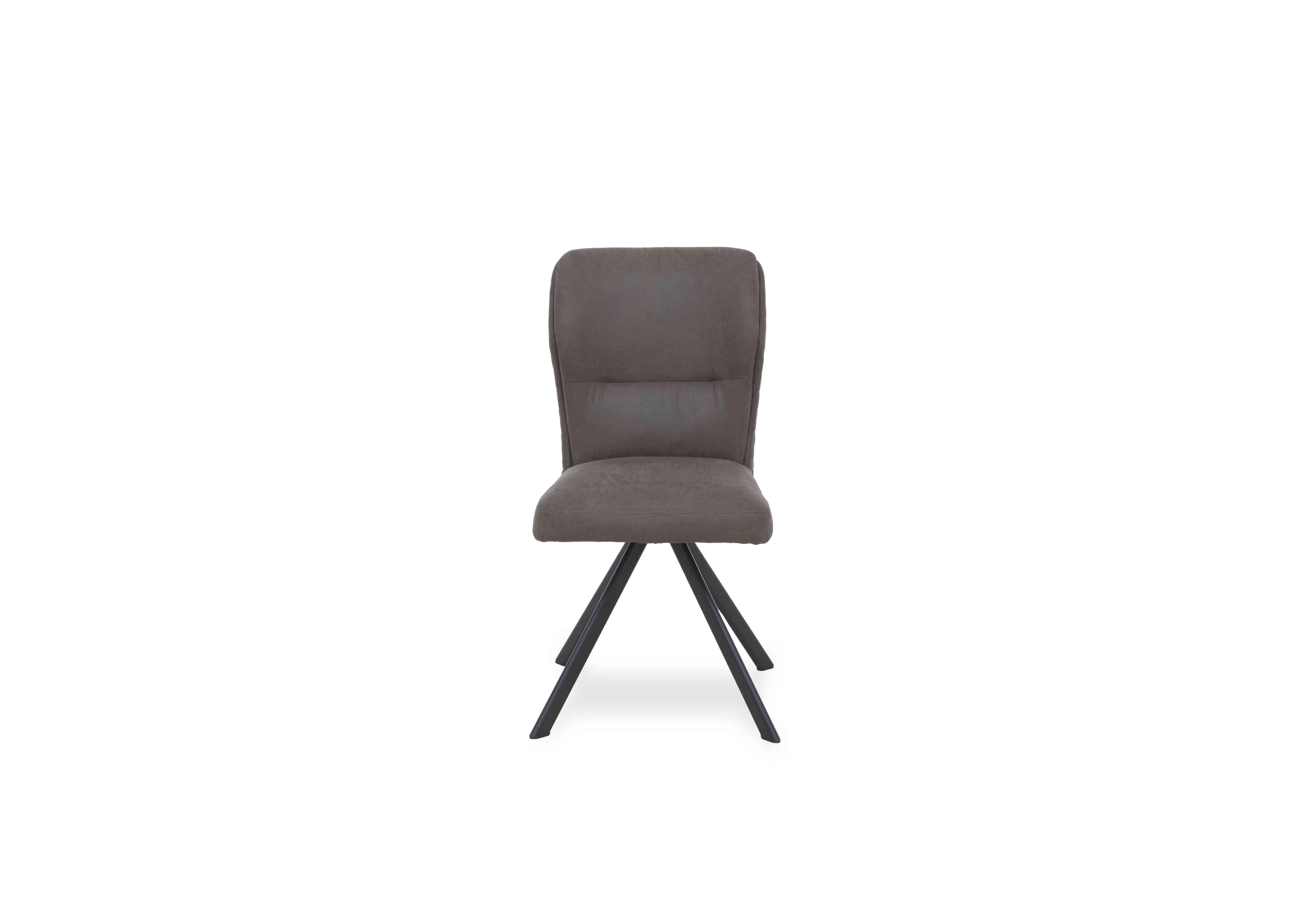 Loki Swivel Dining Chair in Steel on Furniture Village