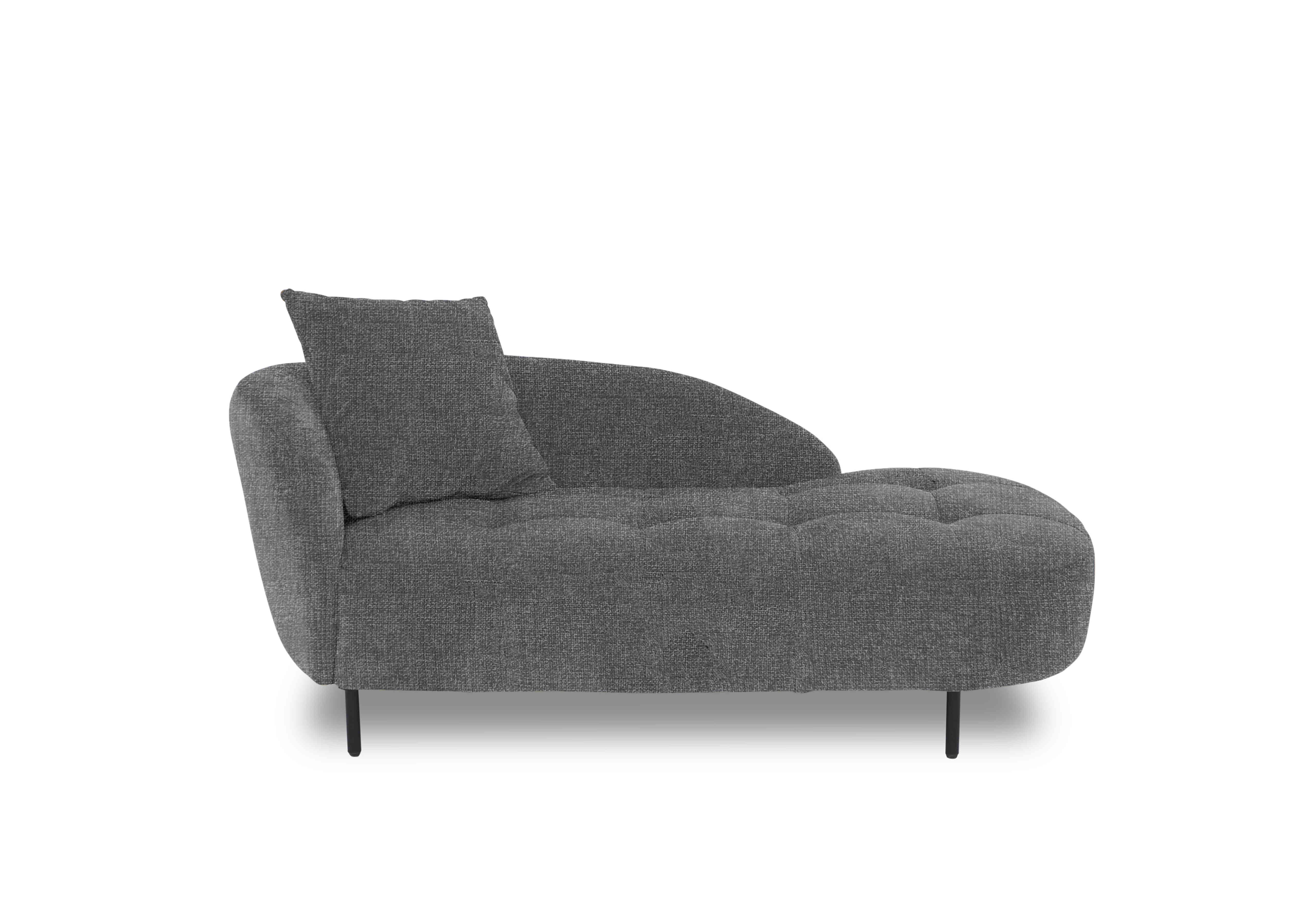 Bridgerton Fabric Chaise Longue in Fab-Cac-R455 Ash on Furniture Village