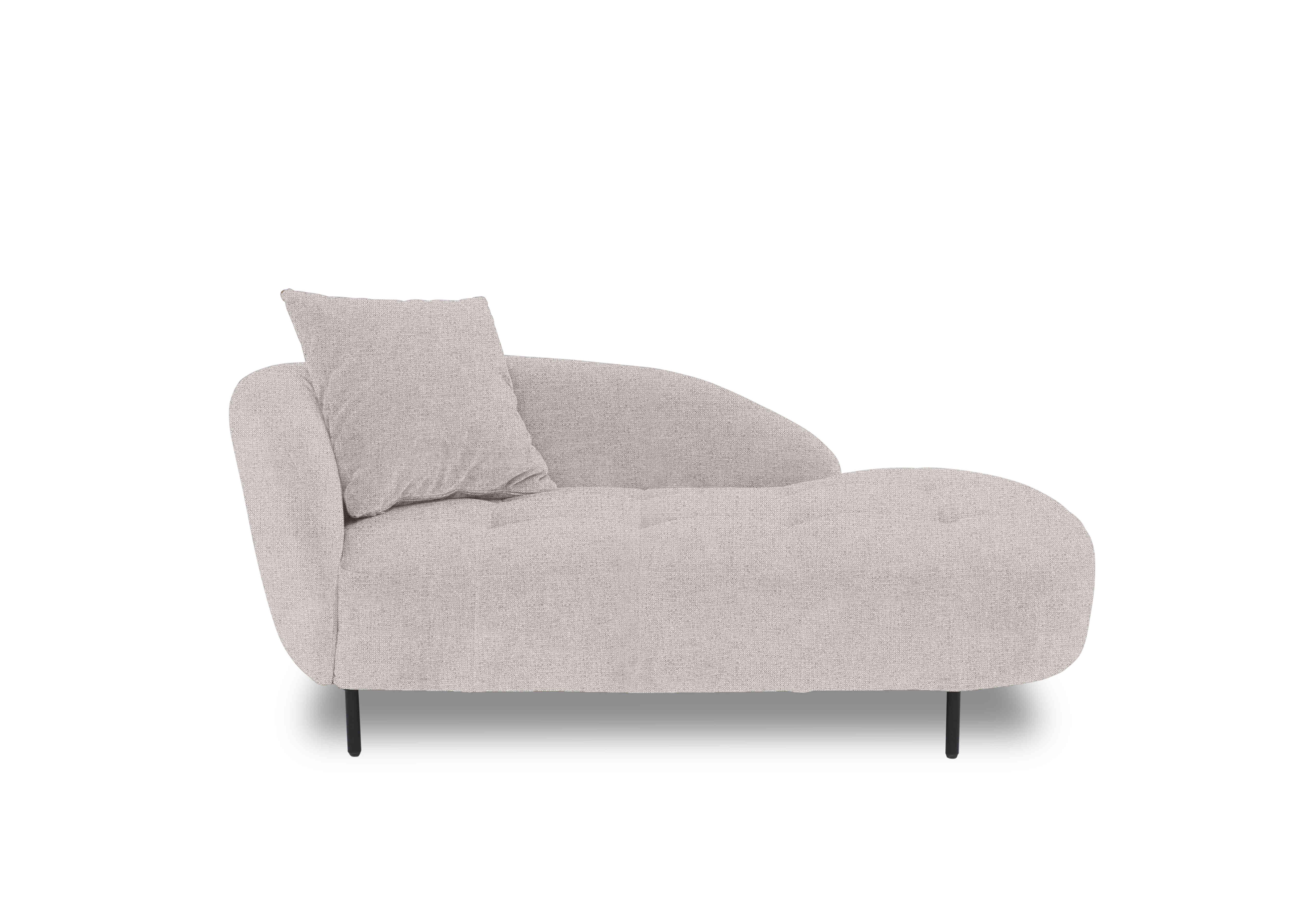 Bridgerton Fabric Chaise Longue in Fab-Mil-R120 Mink on Furniture Village