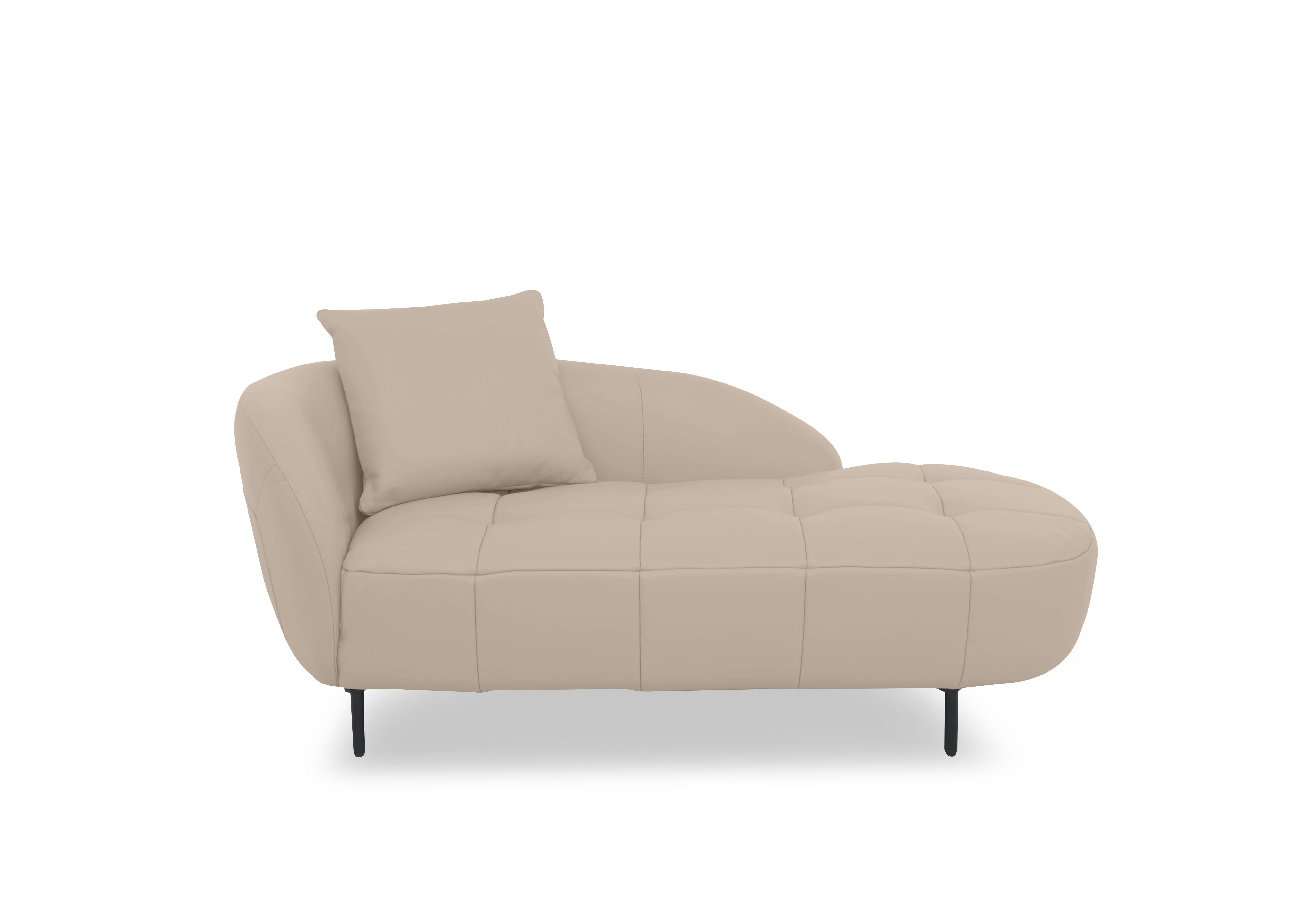 Bridgerton Leather Chaise in Bv-039c Pebble on Furniture Village