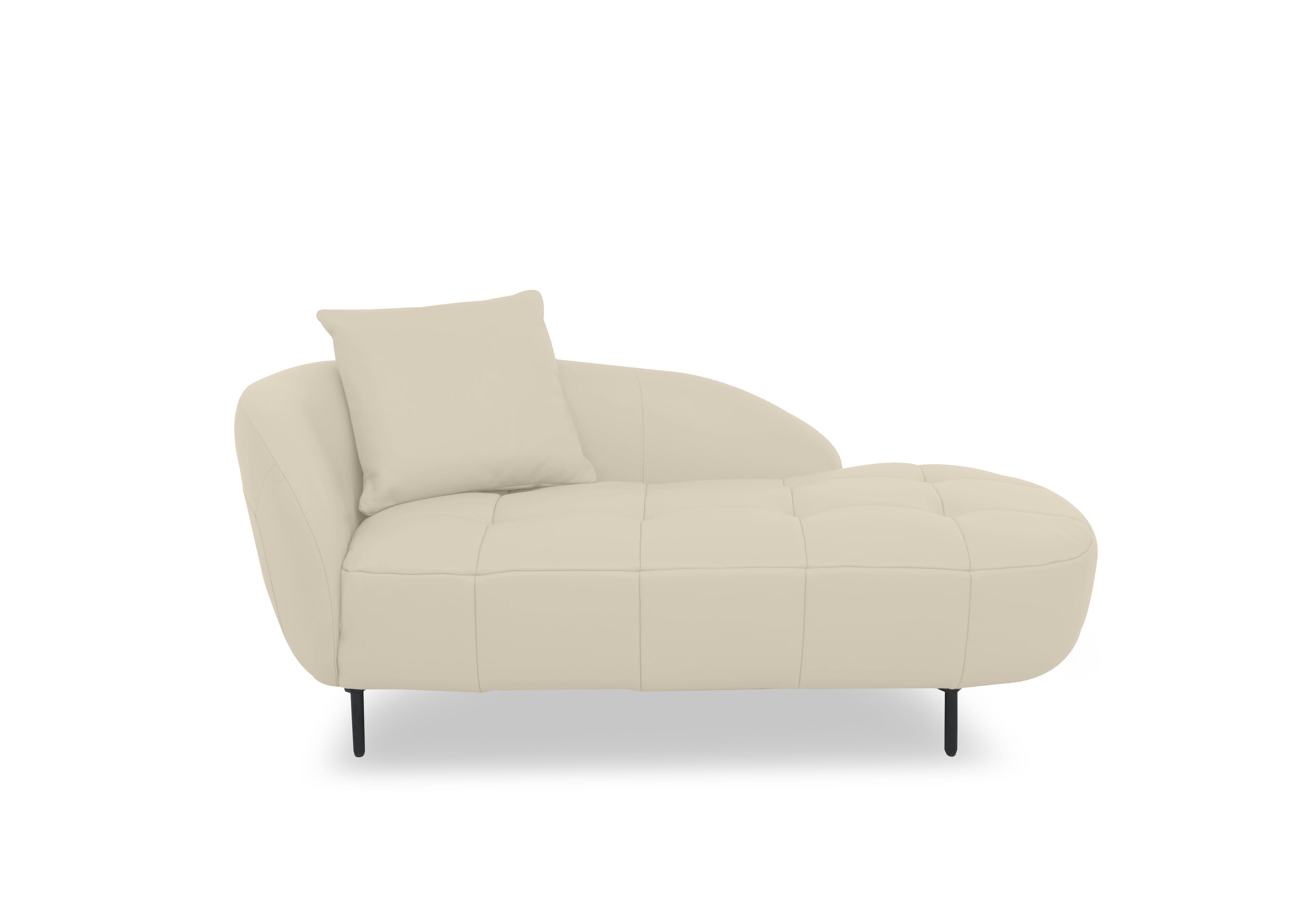Bridgerton Leather Chaise in Bv-862c Bisque on Furniture Village