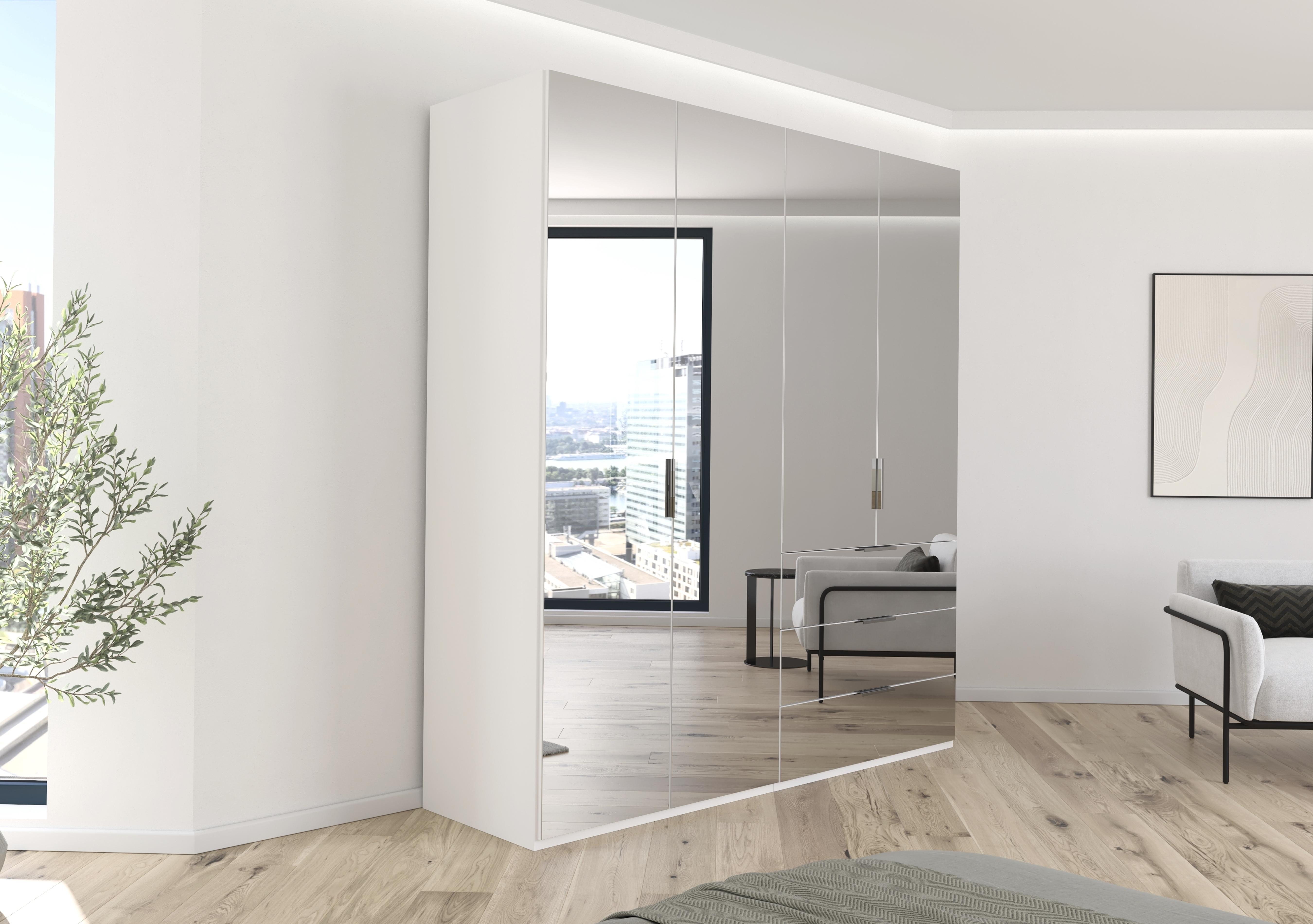 Formes 4 Door Bifold Combi Mirror Wardrobe in  on Furniture Village