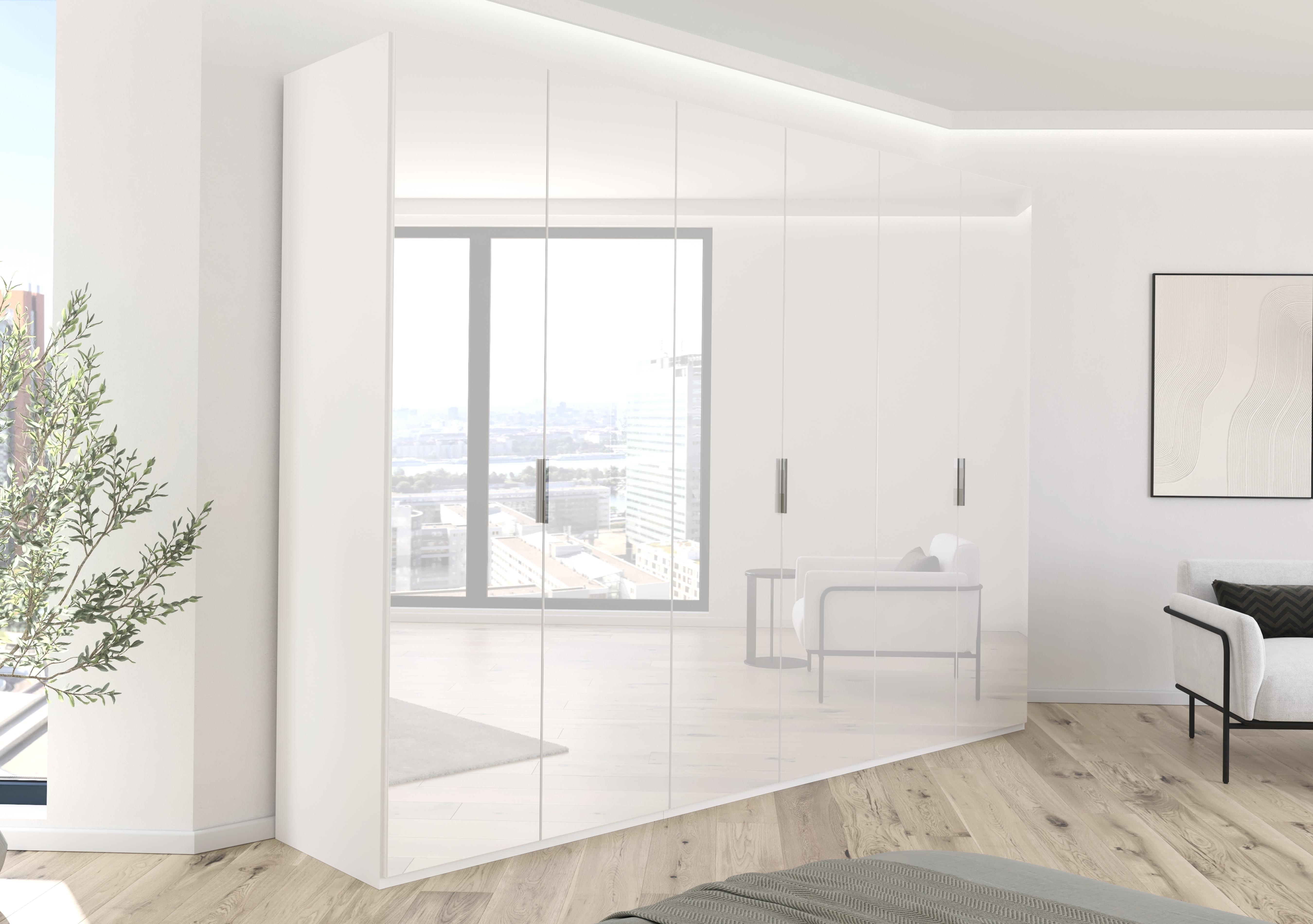 Formes 6 Door Bifold Wardrobe with Glass Doors in  on Furniture Village