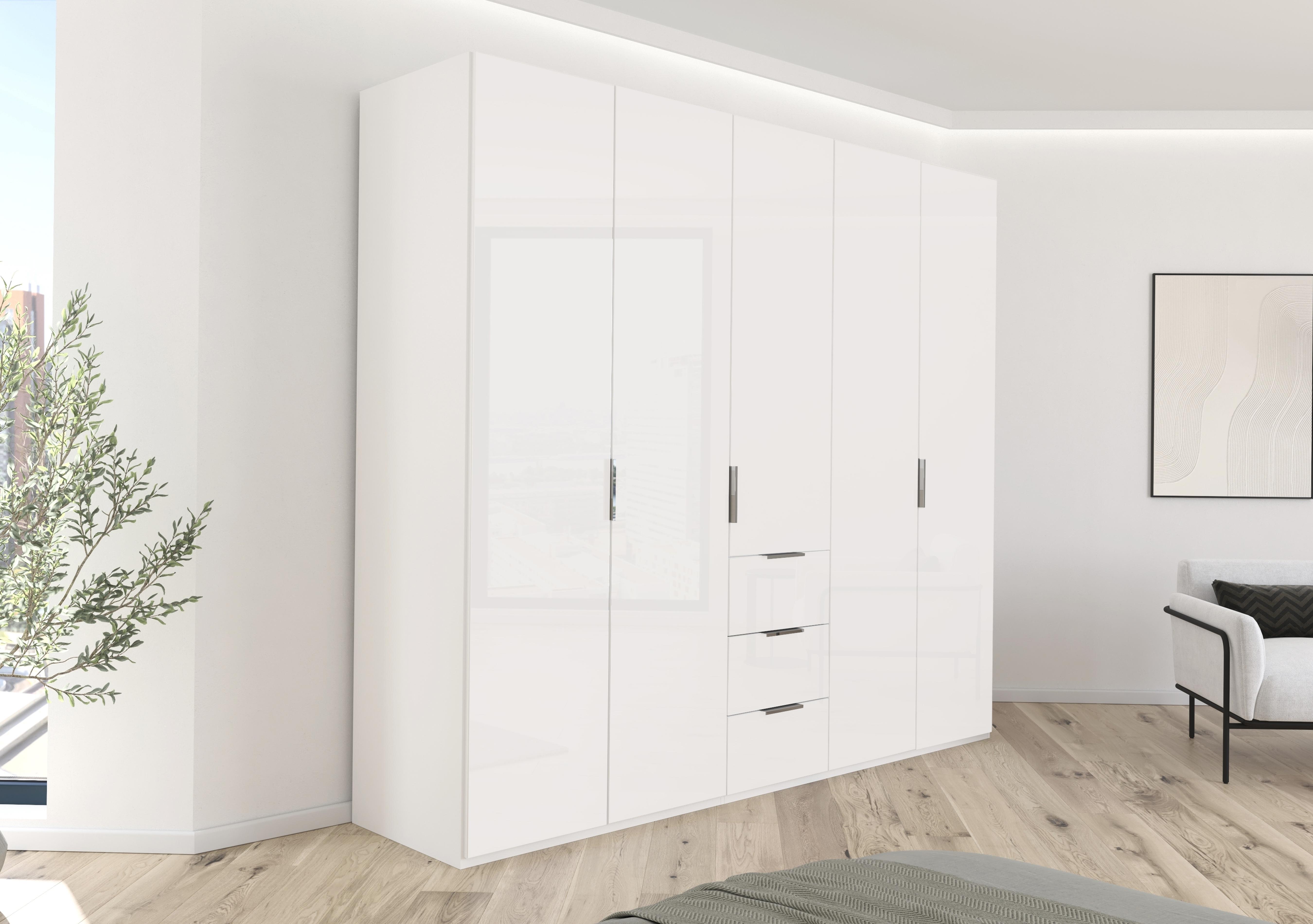Formes 5 Door Bifold Combi Glass Wardrobe in  on Furniture Village