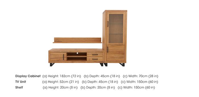 Terra Right Hand Small Media Set in  on Furniture Village