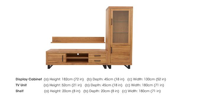 Terra Right Hand Large Media Set in  on Furniture Village